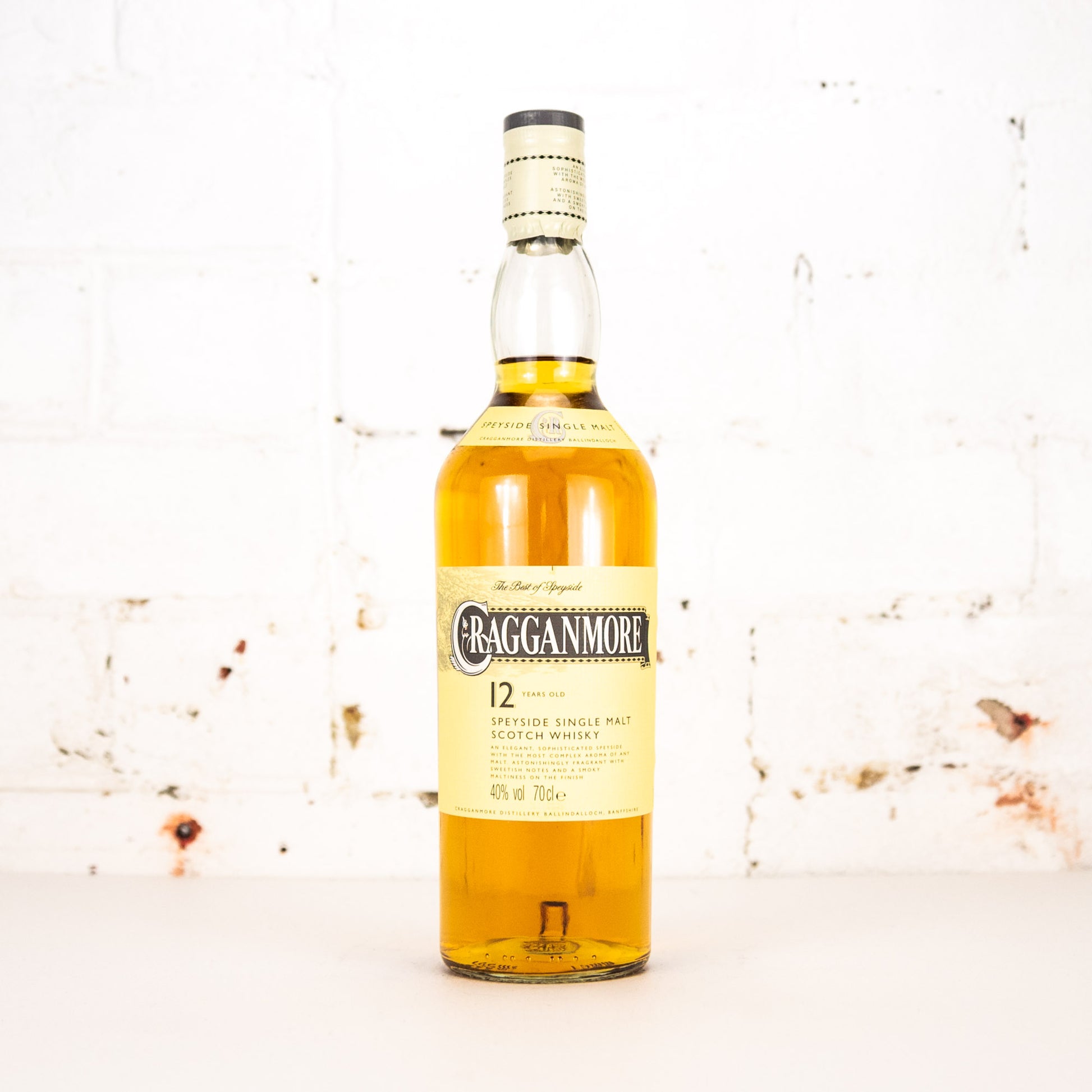 Cragganmore - 12YO Speyside Single Malt Scotch Whisky 700ml