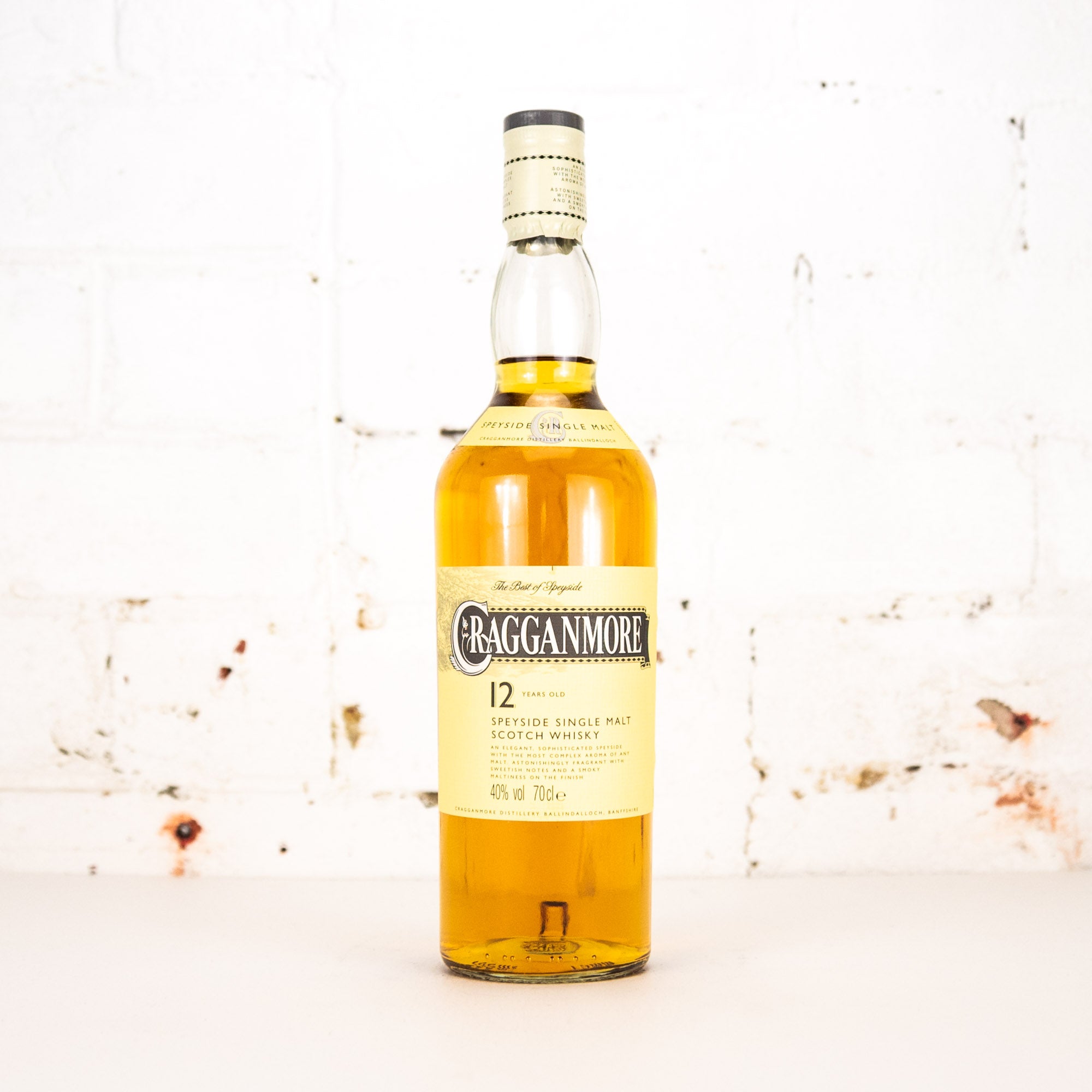 Cragganmore - 12YO Speyside Single Malt Scotch Whisky 700ml