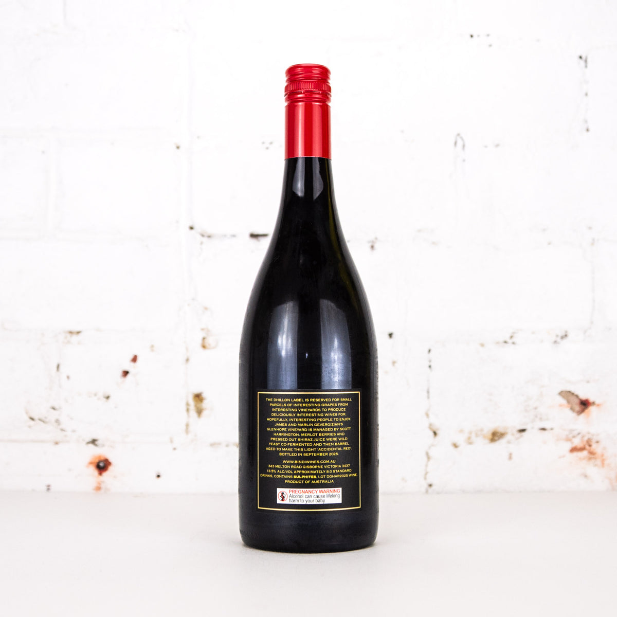Dhillon - Accidental Red Chilled Red 750ml
