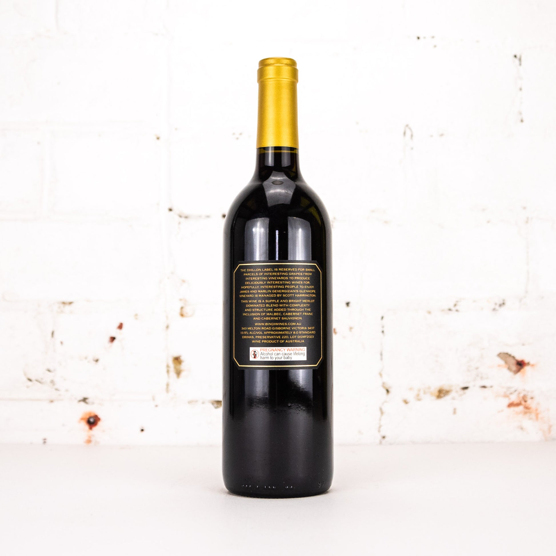 Dhillon - Glenhope Merlot & Friends 2023 750ml