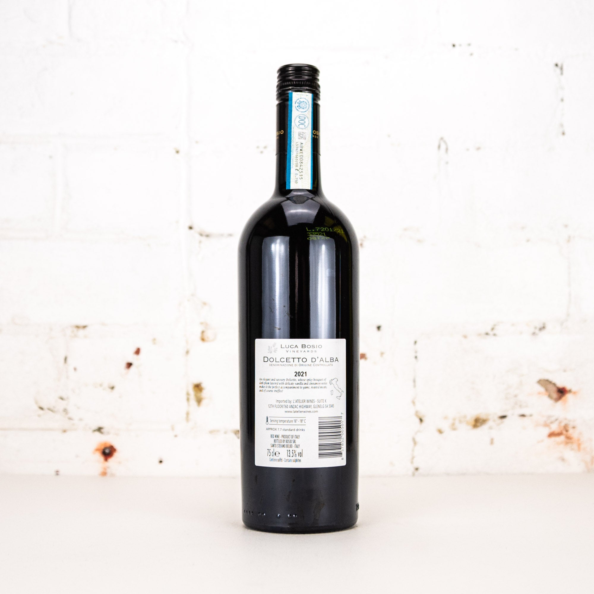 Luca Bosio - Dolcetto d'Alba 2021 750ml