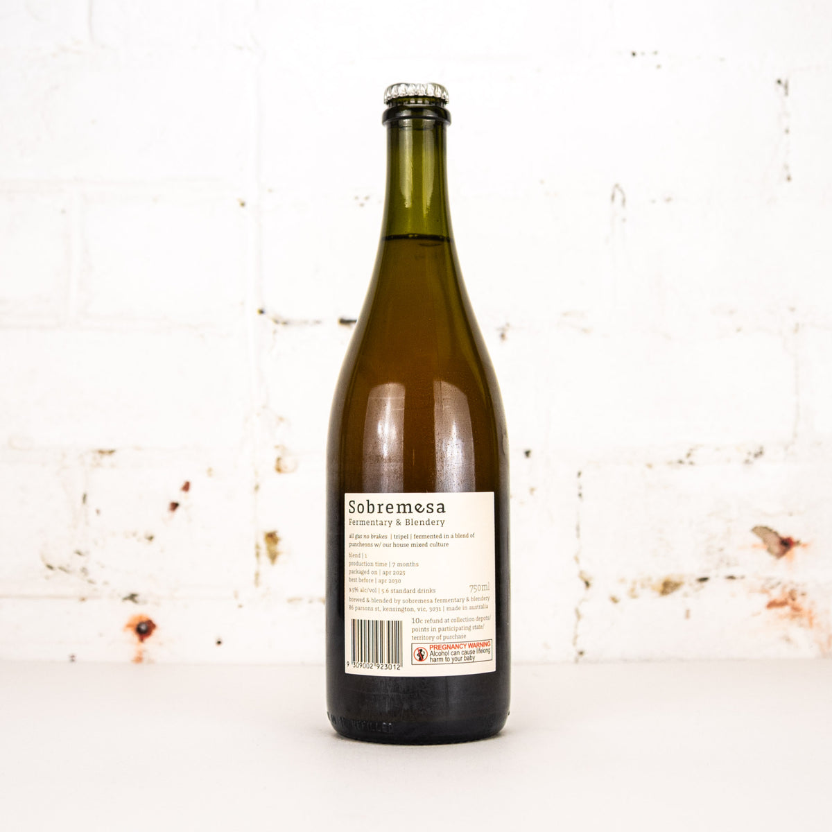 Sobremesa - All Gas No Brakes '24 Tripel Mixed Culture 750ml