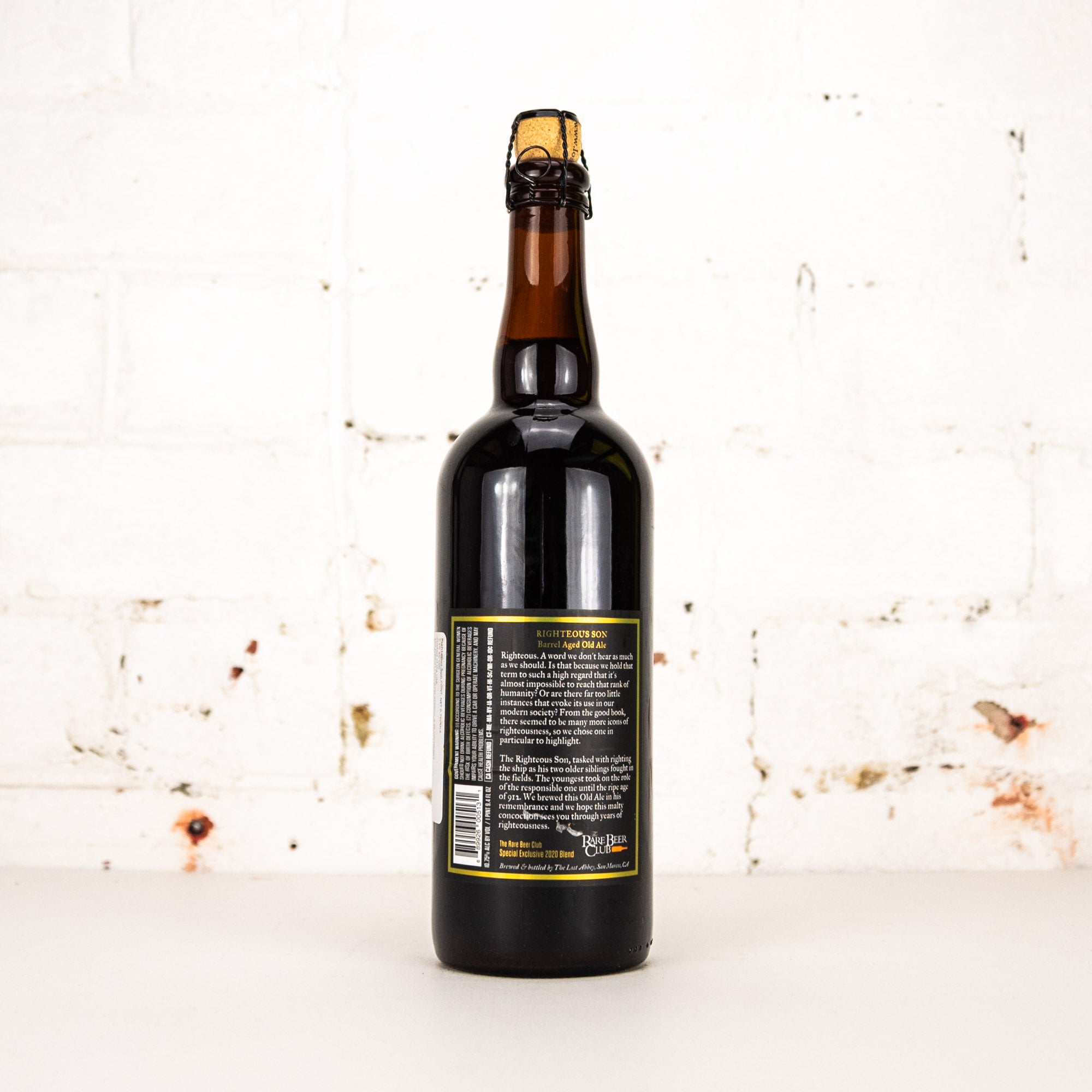 The Lost Abbey - Righteous Son BA Old Ale 750ml