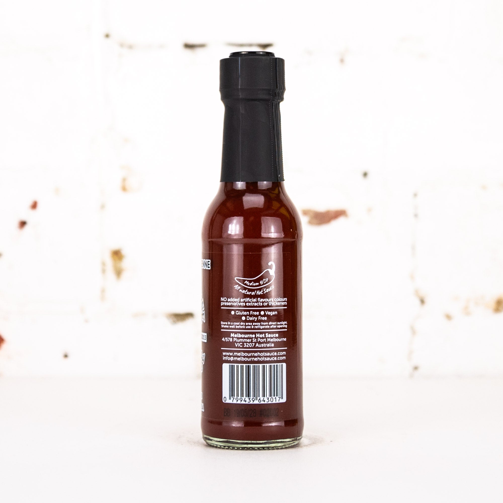 Melbourne Hot Sauce - Chipotle & Cayenne 150ml