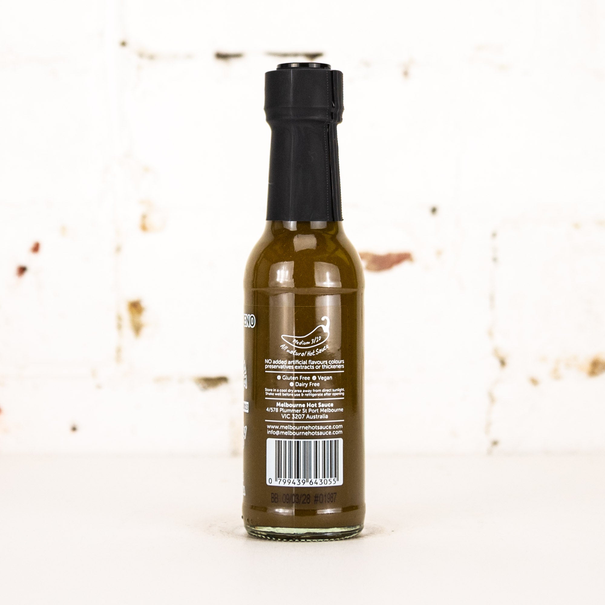 Melbourne Hot Sauce - Smoked Jalapeno 150ml