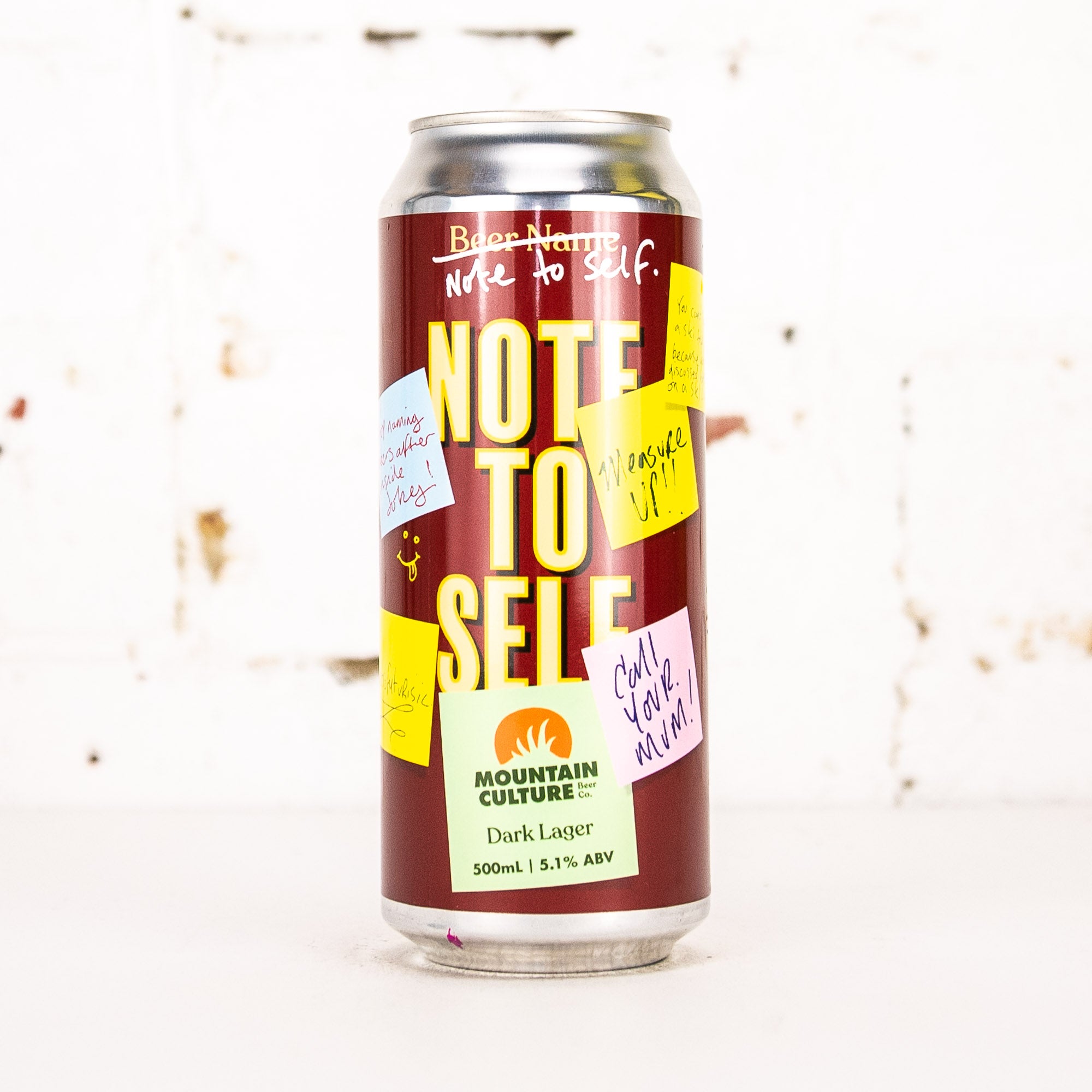 Mountain Culture - Note To Self Dark Lager