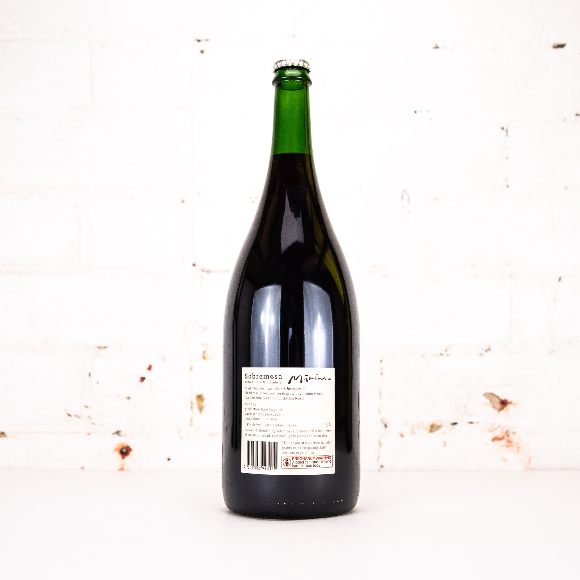 Sobremesa x Minim - 'Caught Between Optimism & Heartbreak' Beer/Wine Hybrid 1.5L