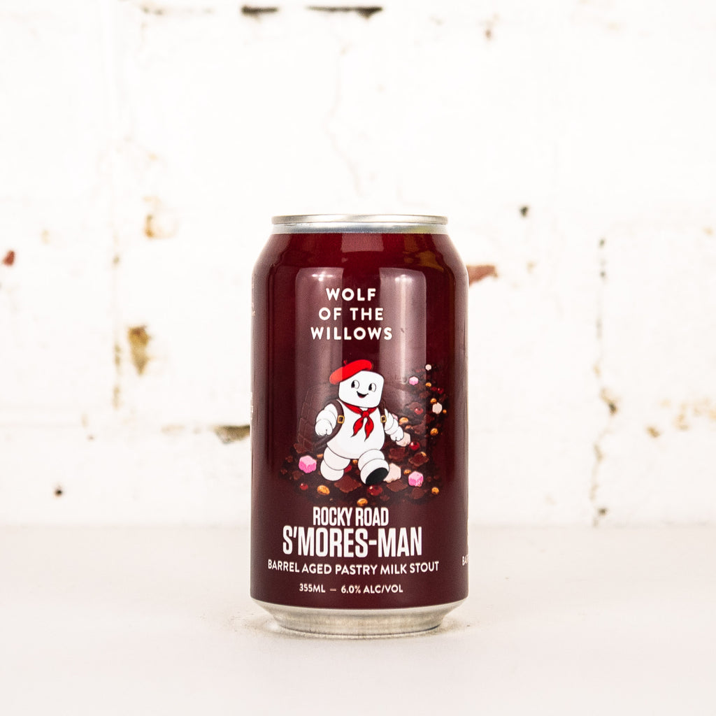 Wolf of the Willows - Rocky Road S'mores-Man BA Pastry Stout