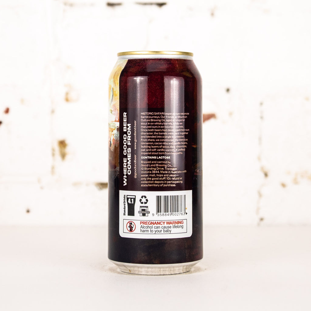 Good Land x Mountain Culture - 'Historic Safari' Barrel Aged Imperial Stout