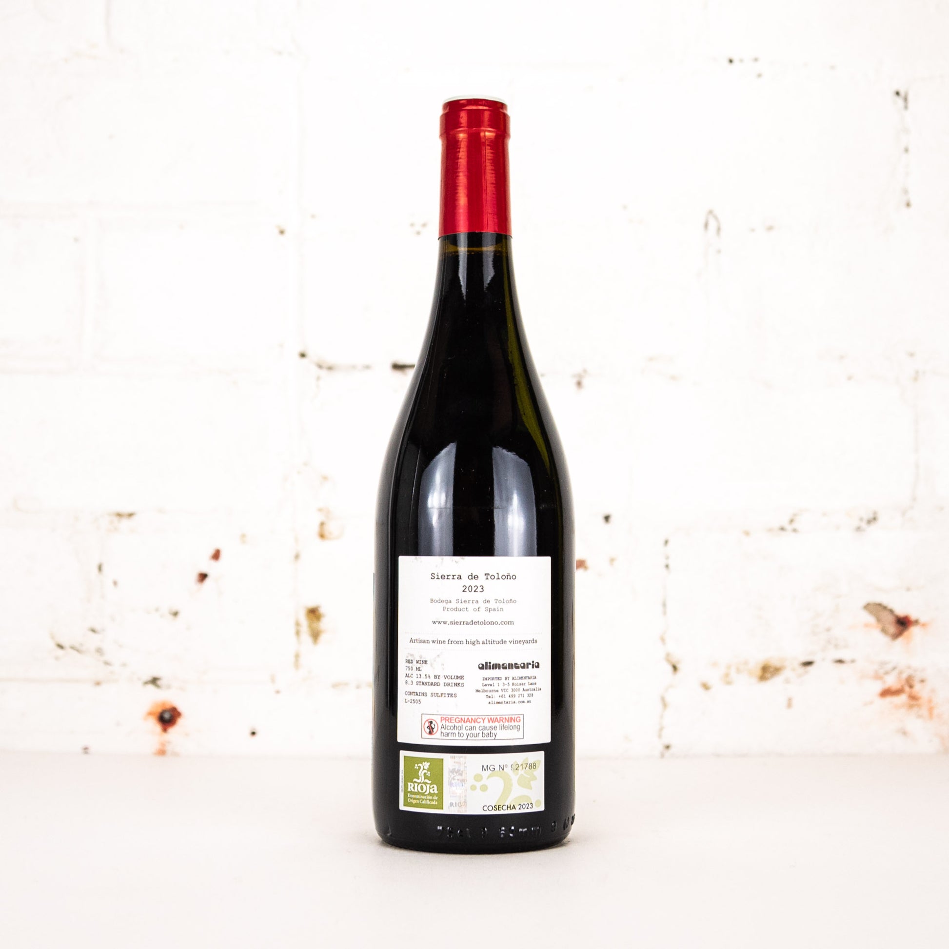 Sierra de Tolono - Rioja Tempranillo 2023 750ml