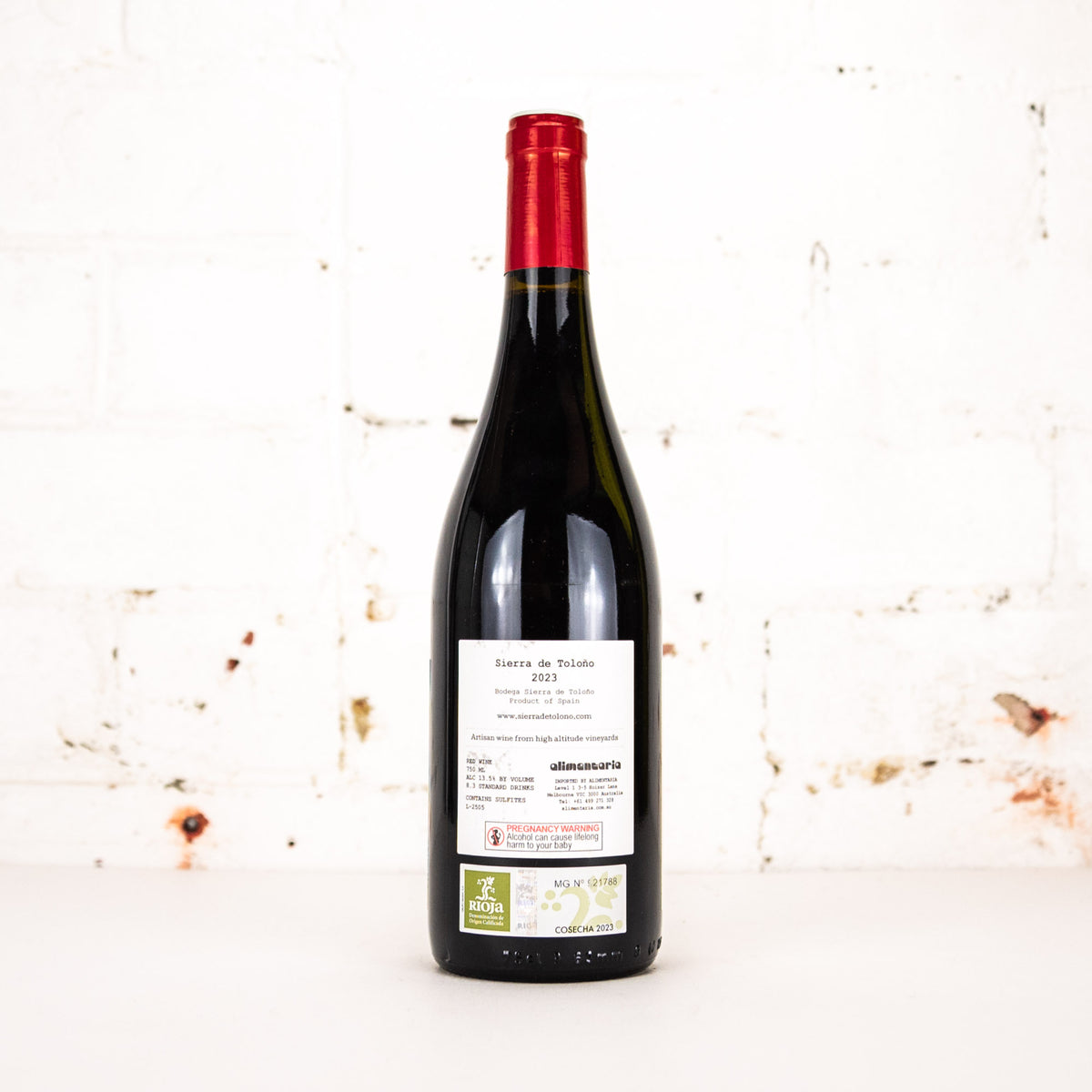 Sierra de Tolono - Rioja Tempranillo 2023 750ml