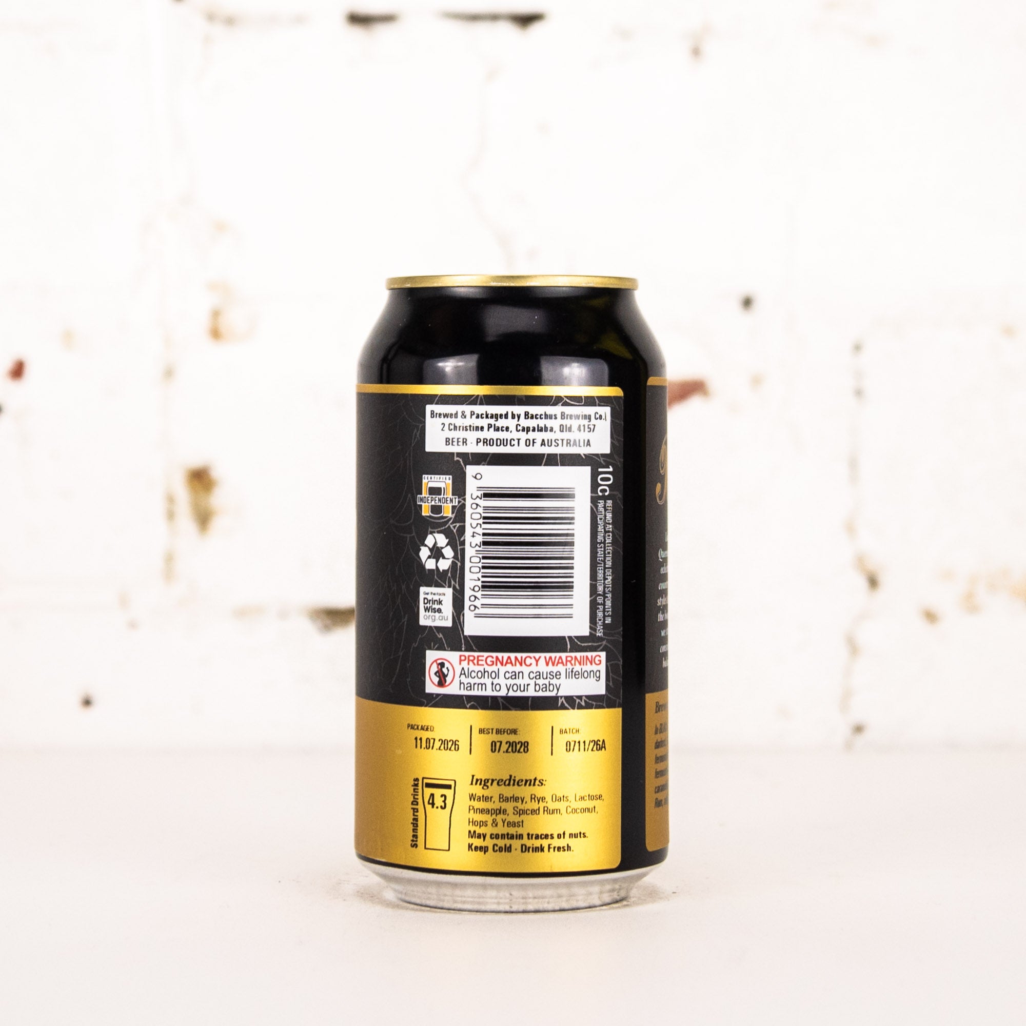 Bacchus - Blacc: Pineapple Imperial Stout