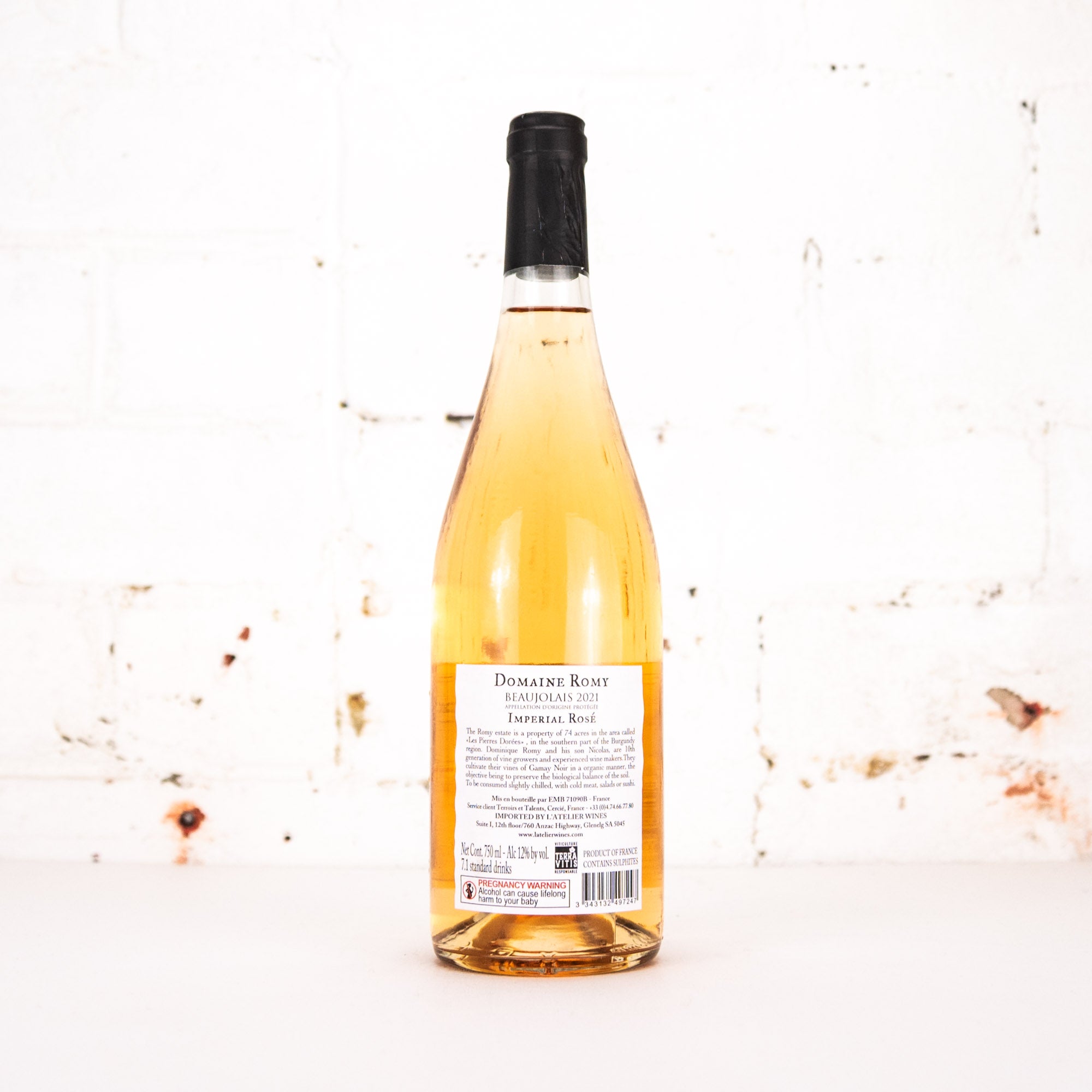 Domaine Romy - Beaujoulais Rose Imperial 2021 750ml