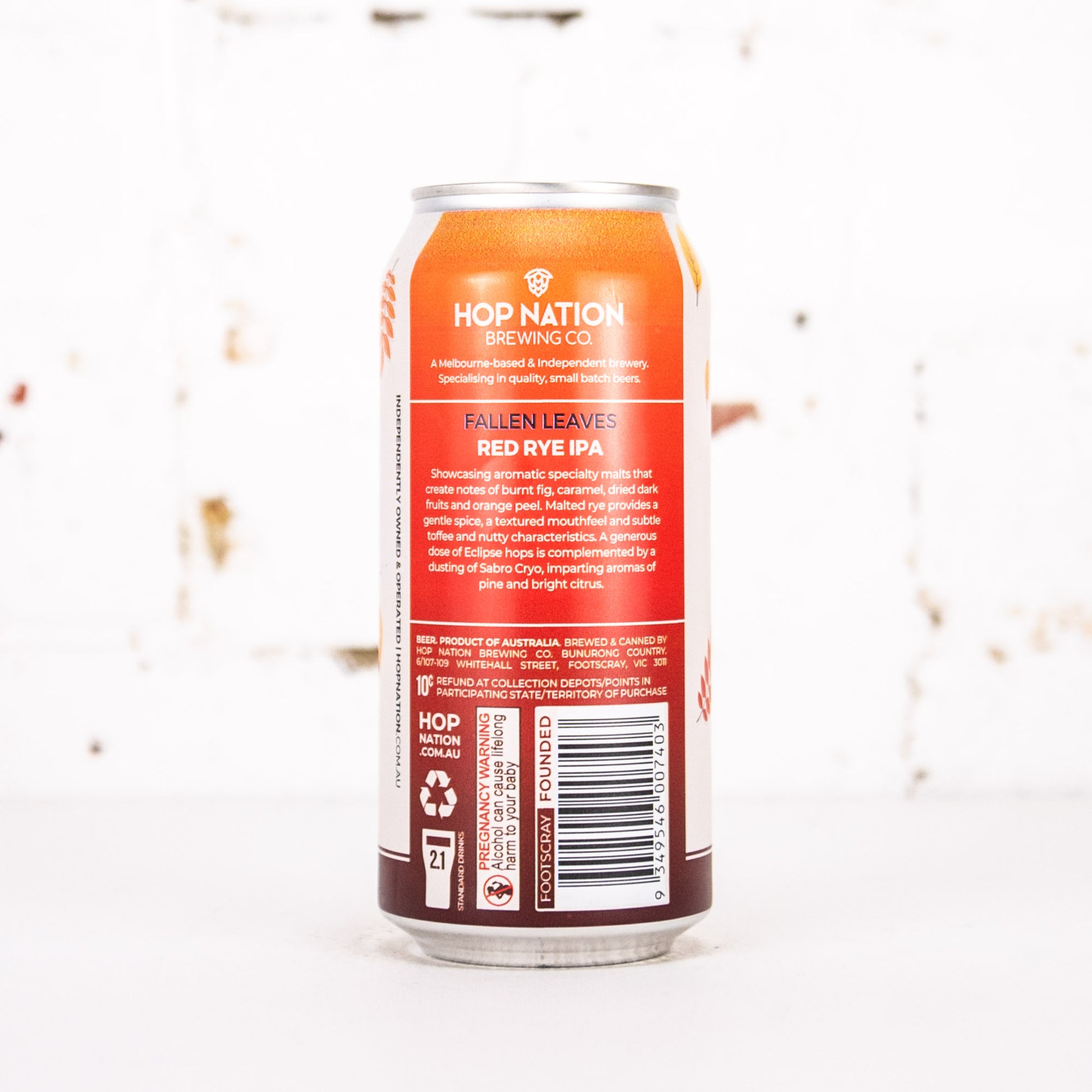 Hop Nation - Fallen Leaves Red Rye IPA