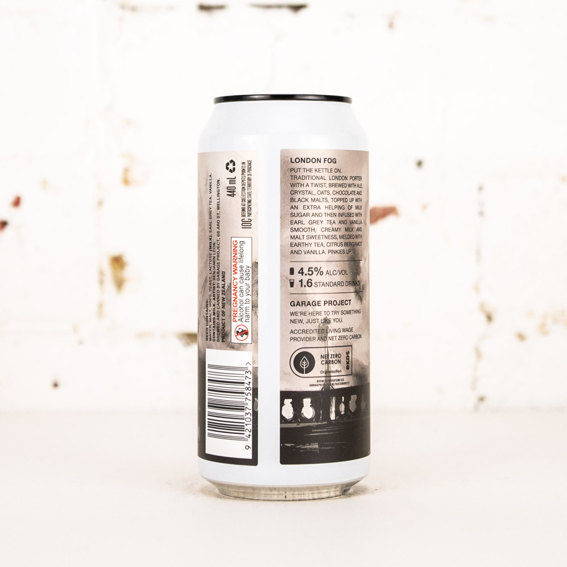 Garage Project - London Fog Early Grey & Vanilla Milk Porter