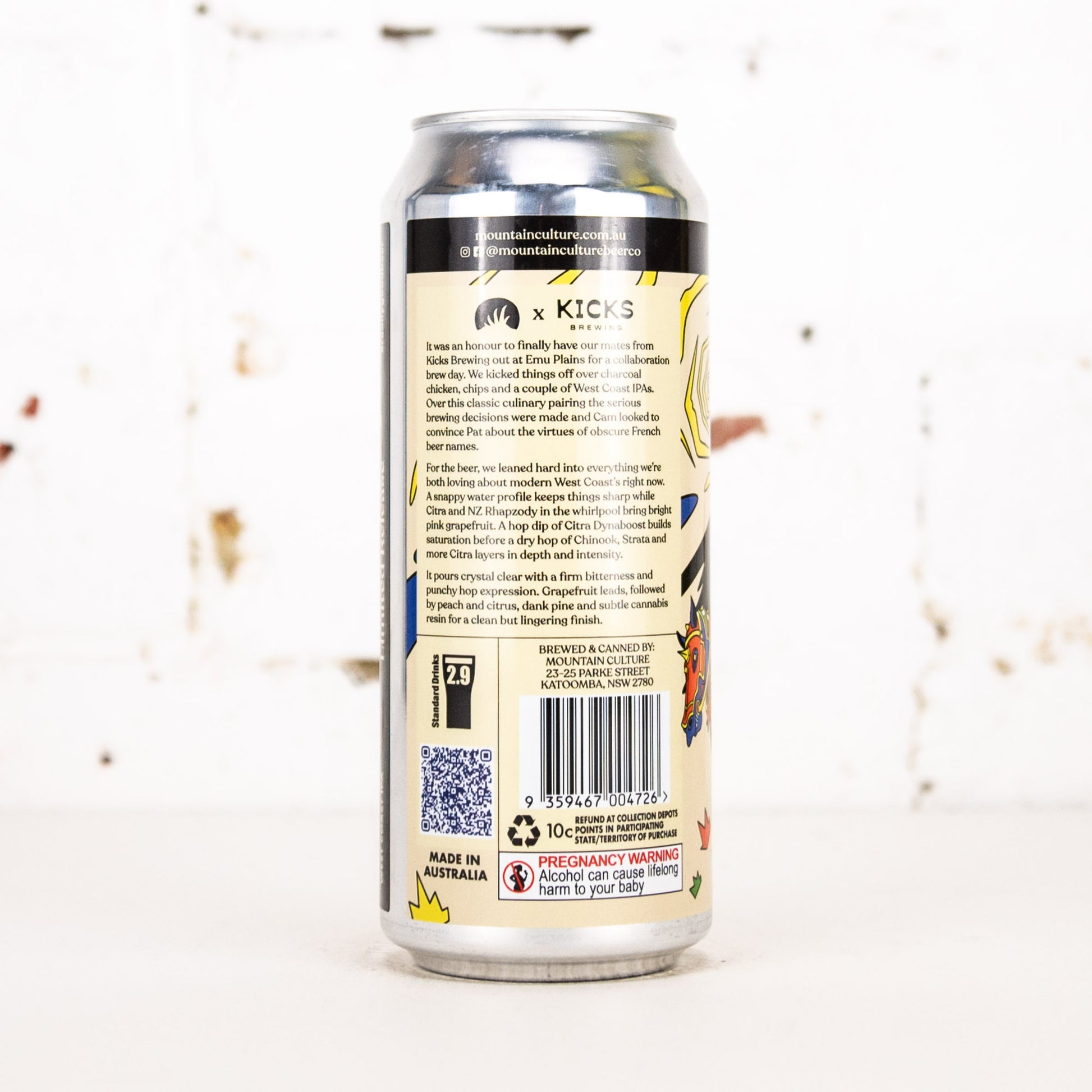Mountain Culture x Kicks - 'Preux Chevalier' West Coast IPA