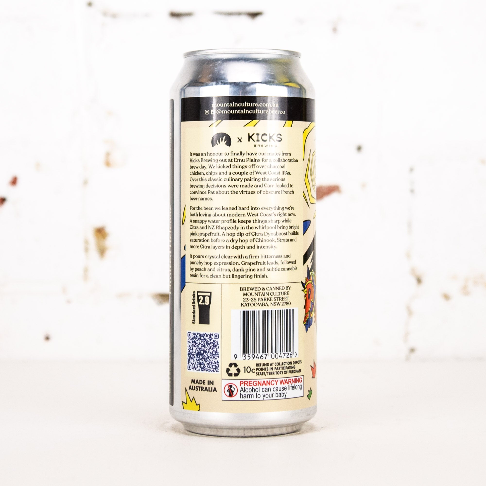 Mountain Culture x Kicks - 'Preux Chevalier' West Coast IPA