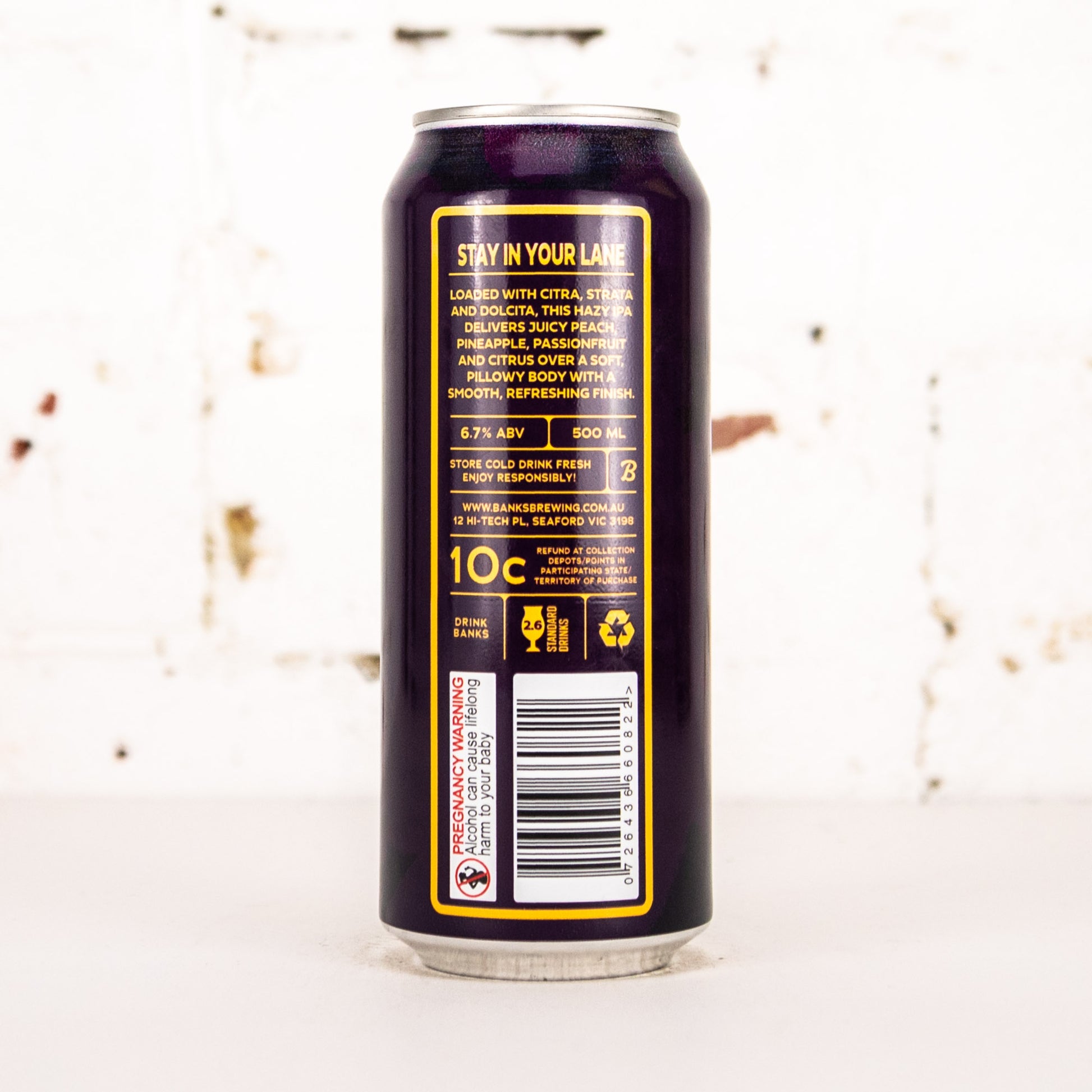 Banks - Stay In Your Lane Hazy IPA