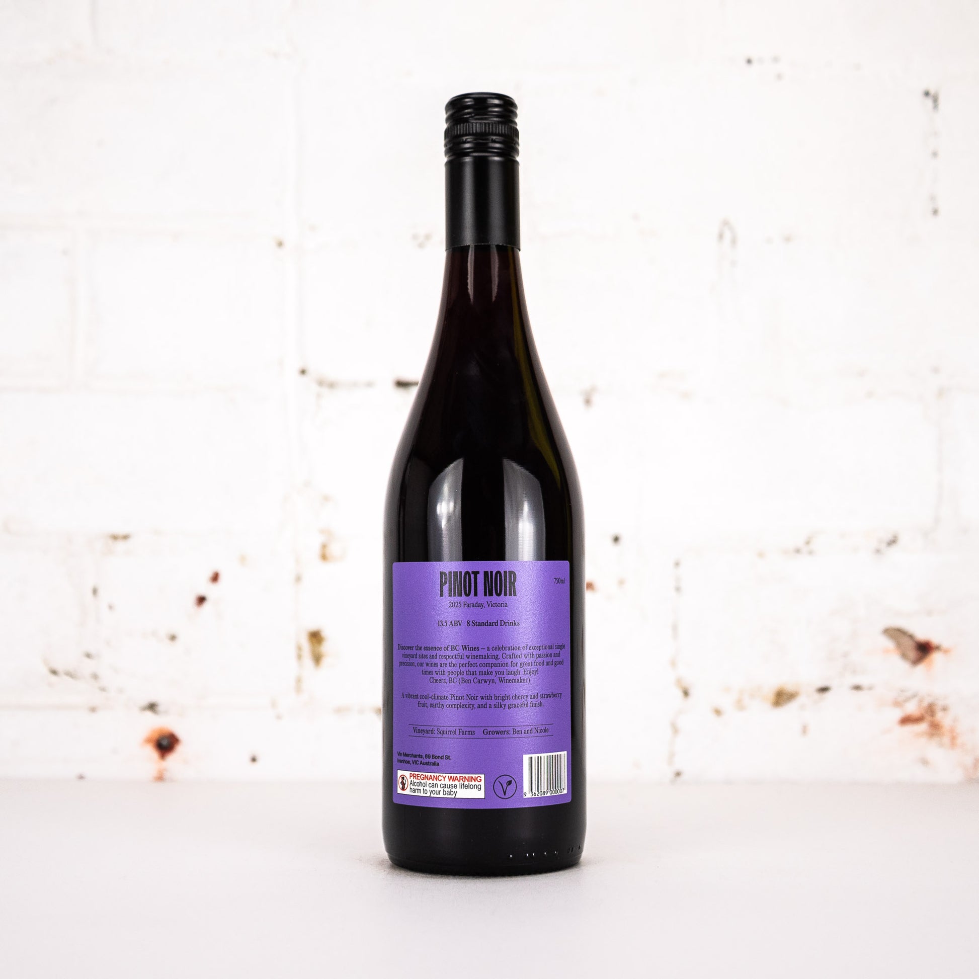 BC Wines - Pinot Noir 750ml
