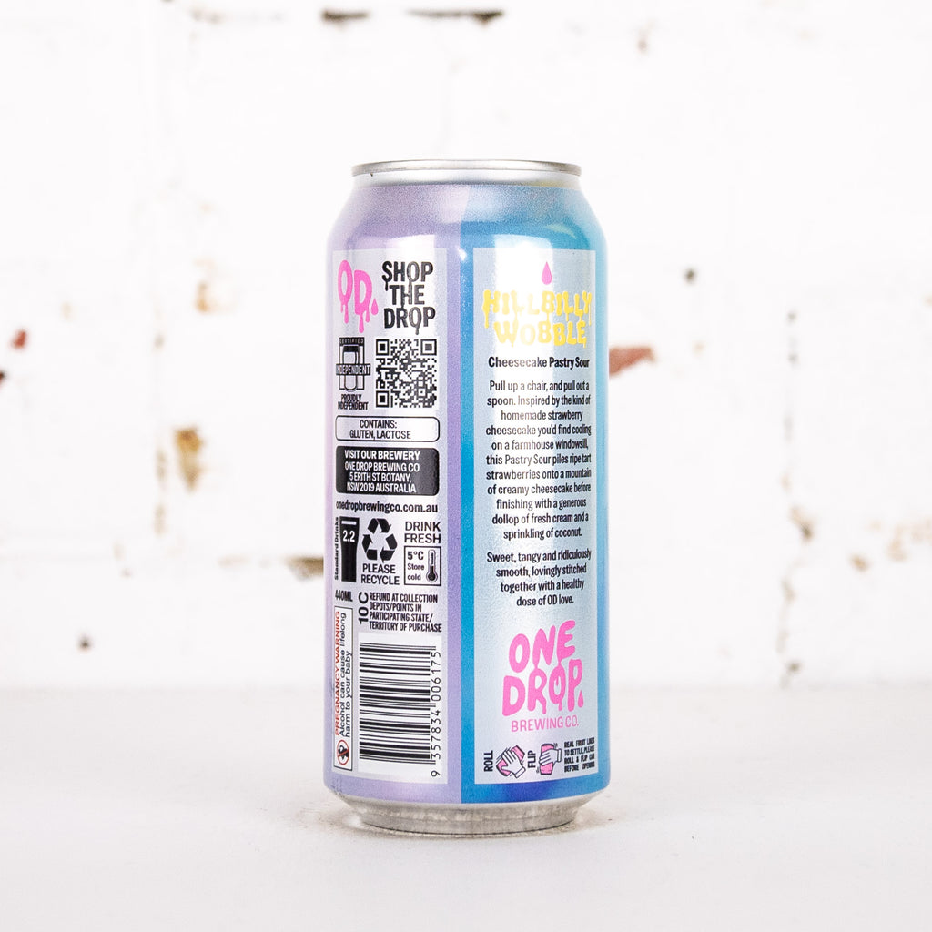 One Drop - Hillbilly Wobble Cheesecake Pastry Sour