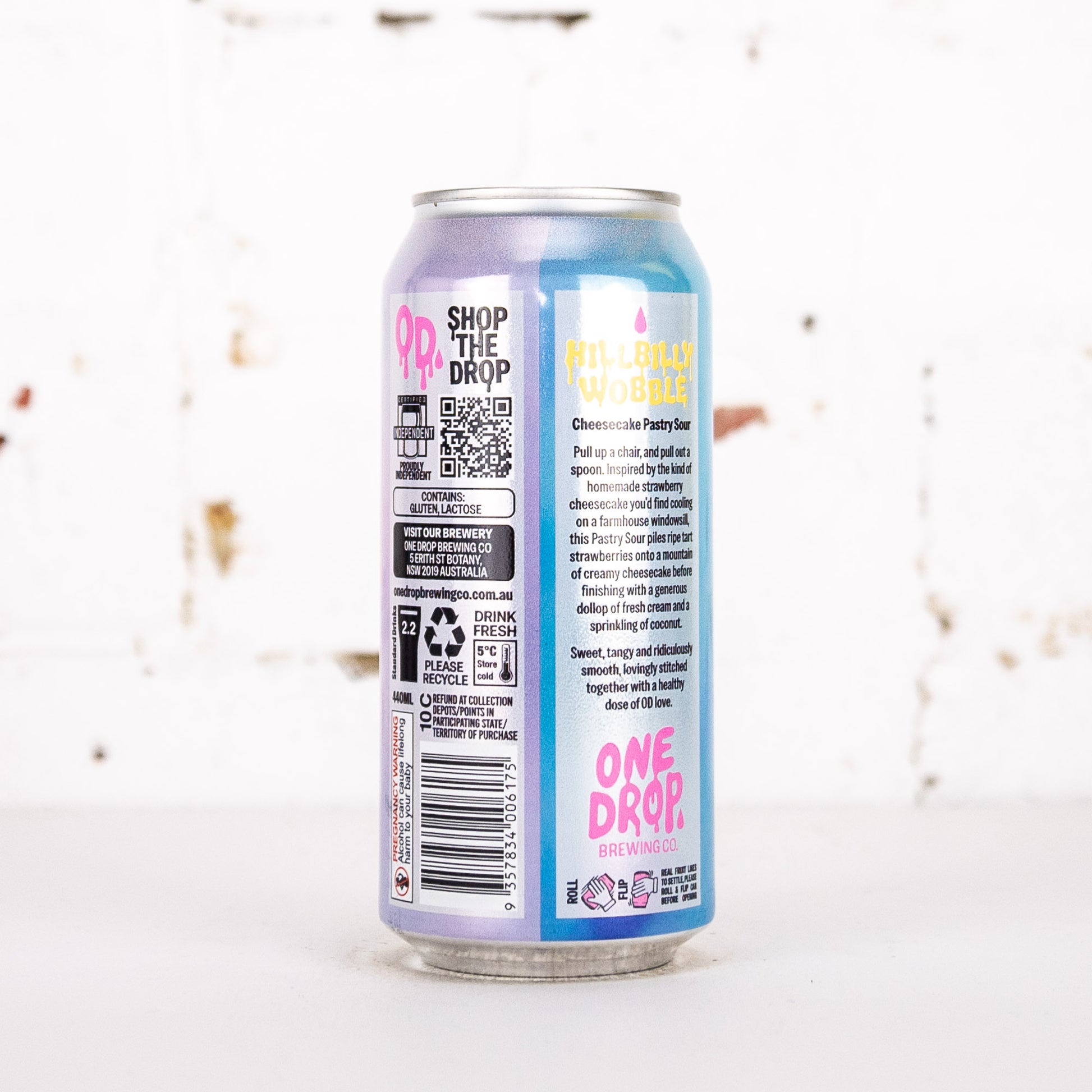 One Drop - Hillbilly Wobble Cheesecake Pastry Sour