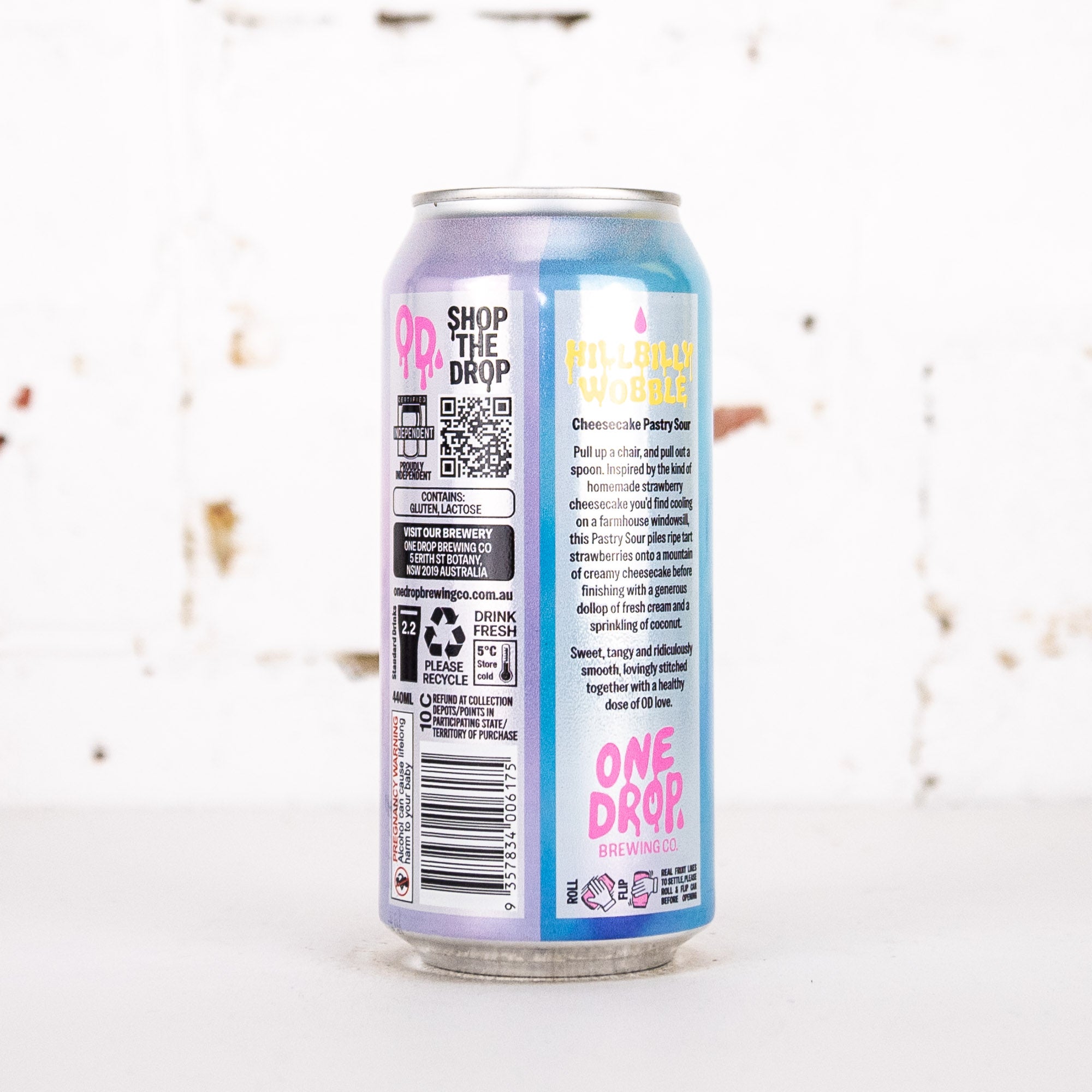 One Drop - Hillbilly Wobble Cheesecake Pastry Sour
