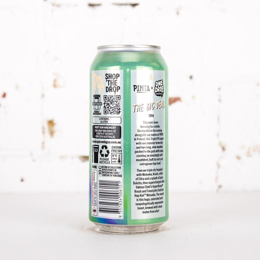 One Drop x PINTA - 'The Big Deal' TIPA