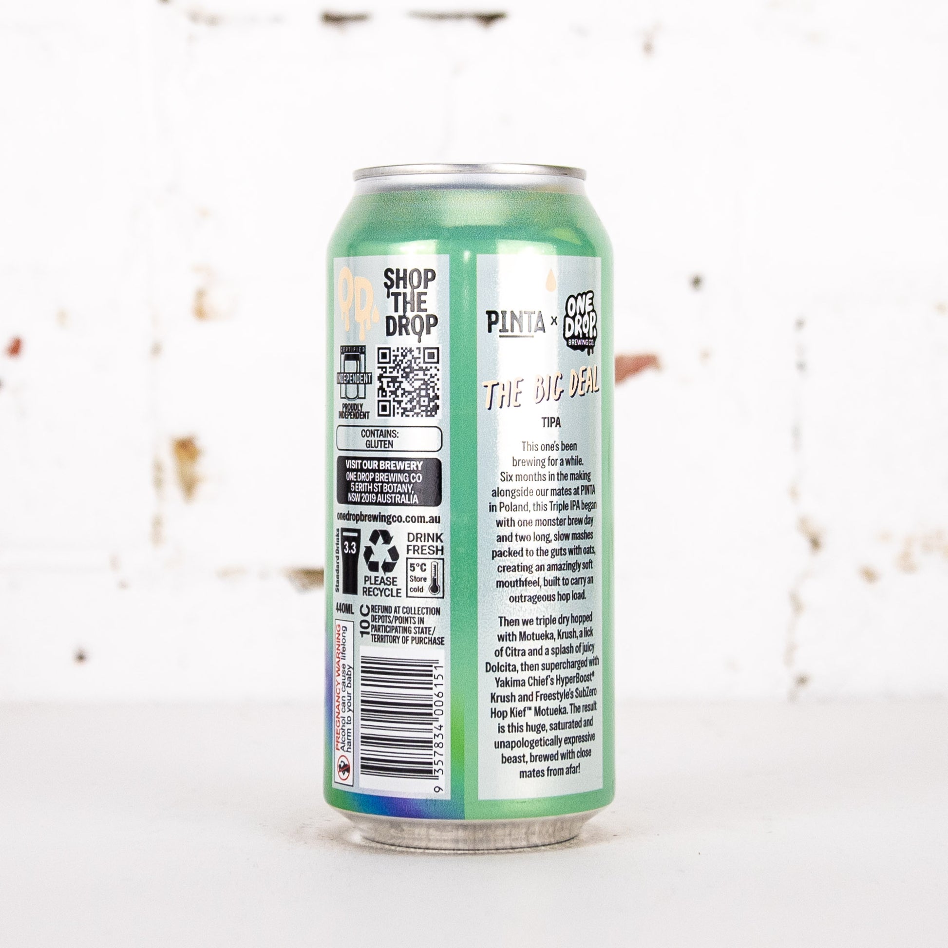 One Drop x PINTA - 'The Big Deal' TIPA