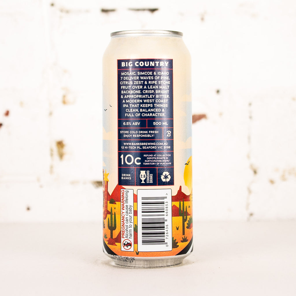 Banks - Big Country West Coast IPA