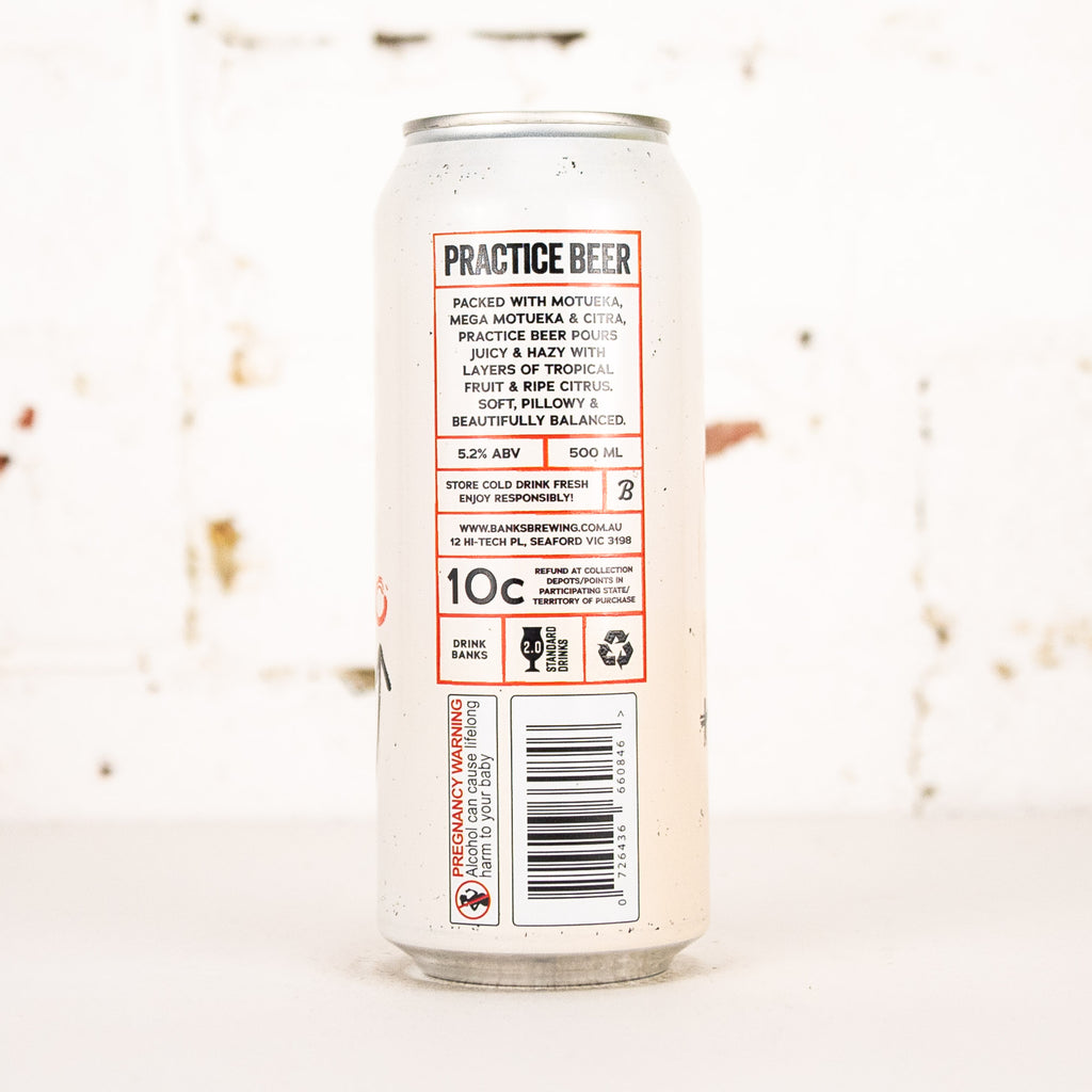 Banks - Practice Beer Hazy Pale Ale