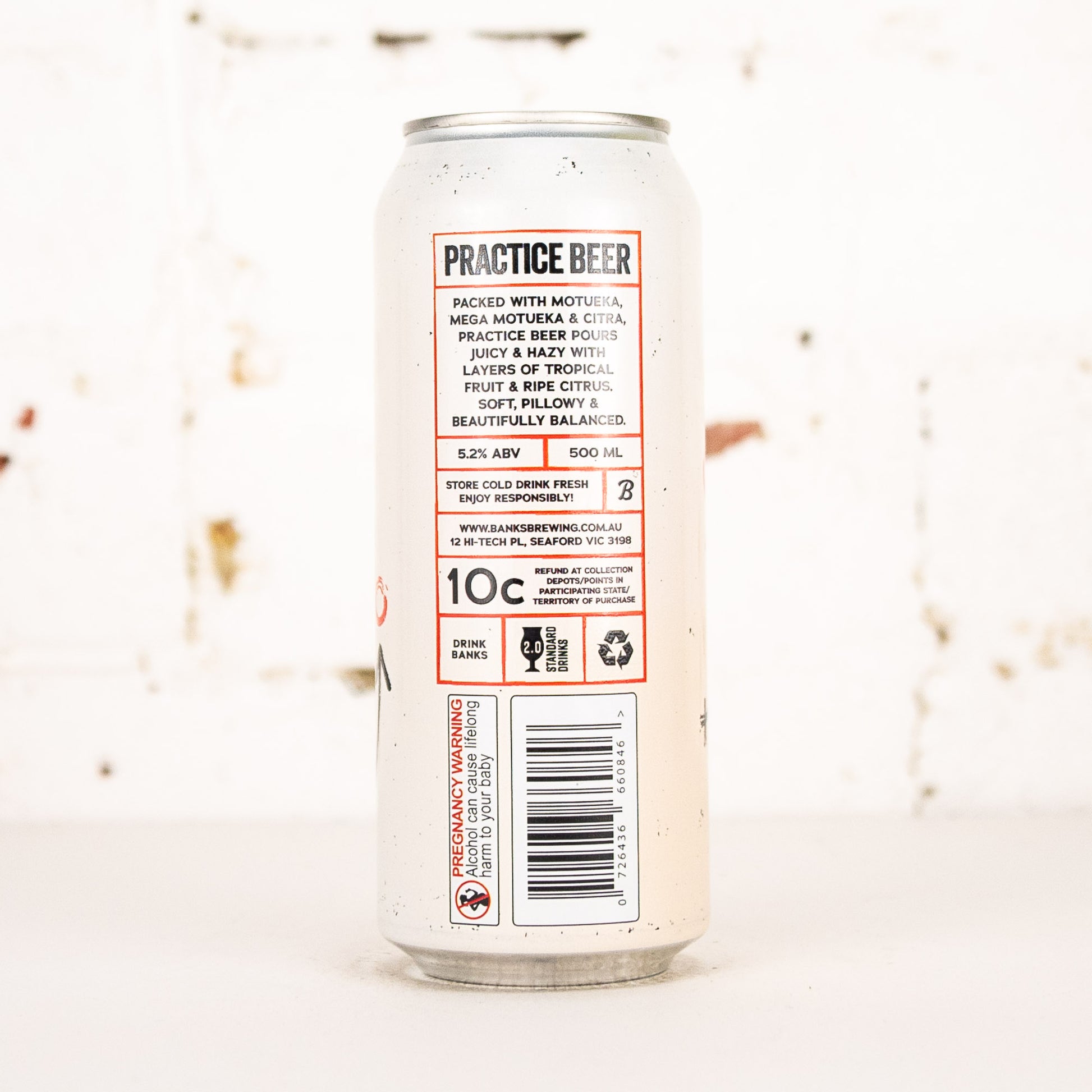 Banks - Practice Beer Hazy Pale Ale