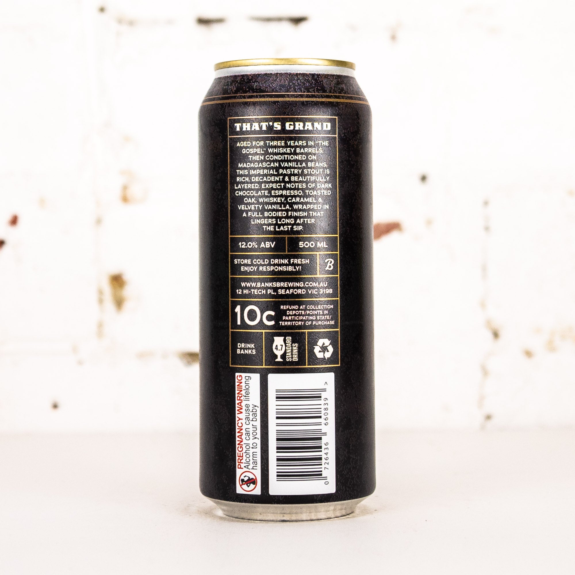 Banks - That's Grand Barrel Aged Imperial Pastry Stout