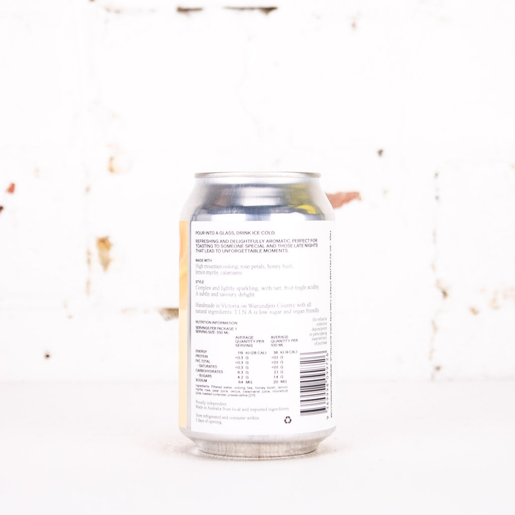 TINA Drinks - 1.0 High Mountain Oolong, Calamansi, Rose & Lemon Myrtle