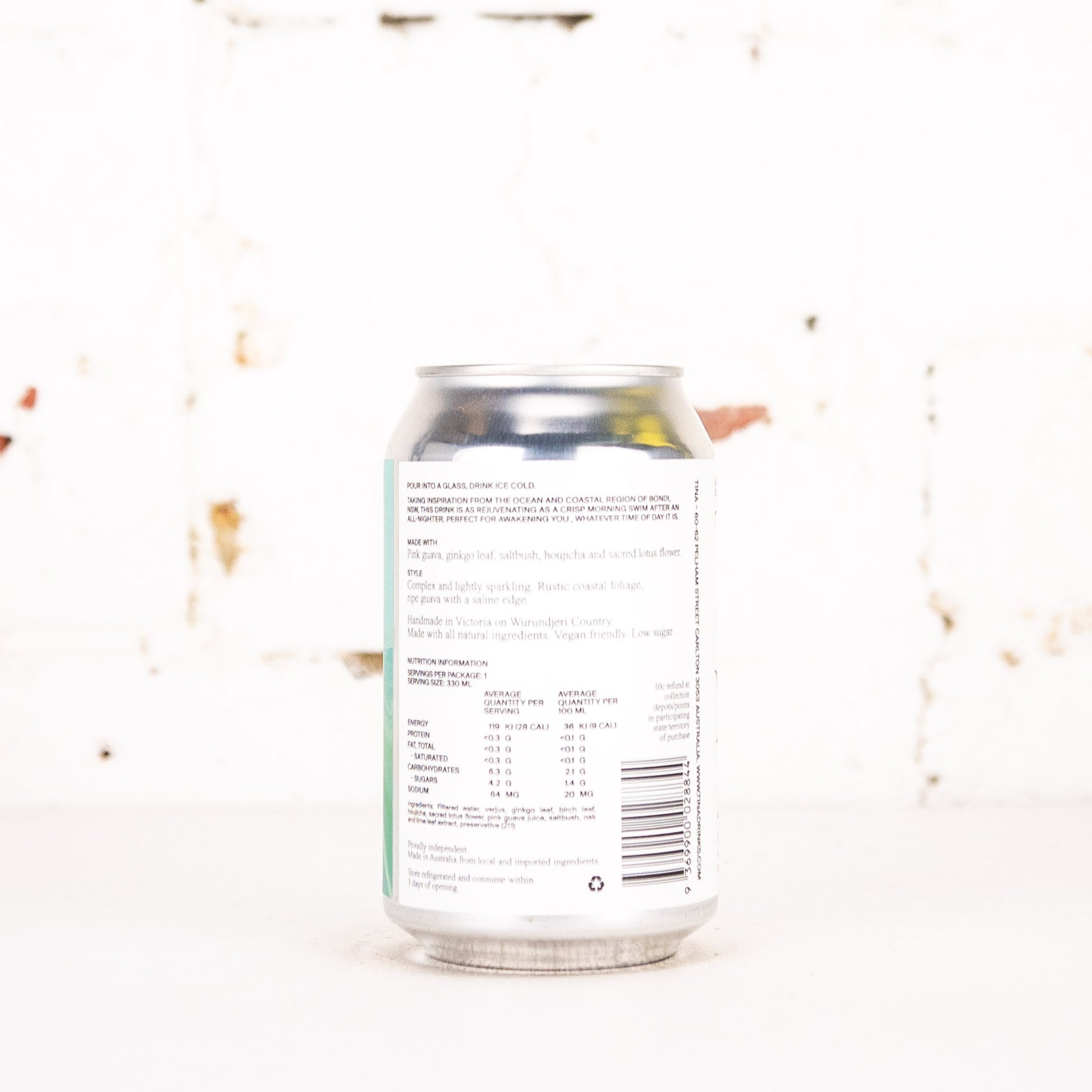 TINA Drinks - 3.0 Ginkgo, Sacred Lotus, Saltbush & Pink Guava