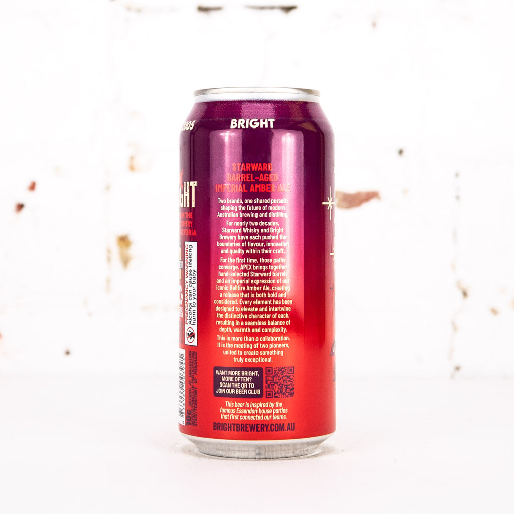 Bright x Starward - 'APEX' Barrel Aged Imperial Amber Ale