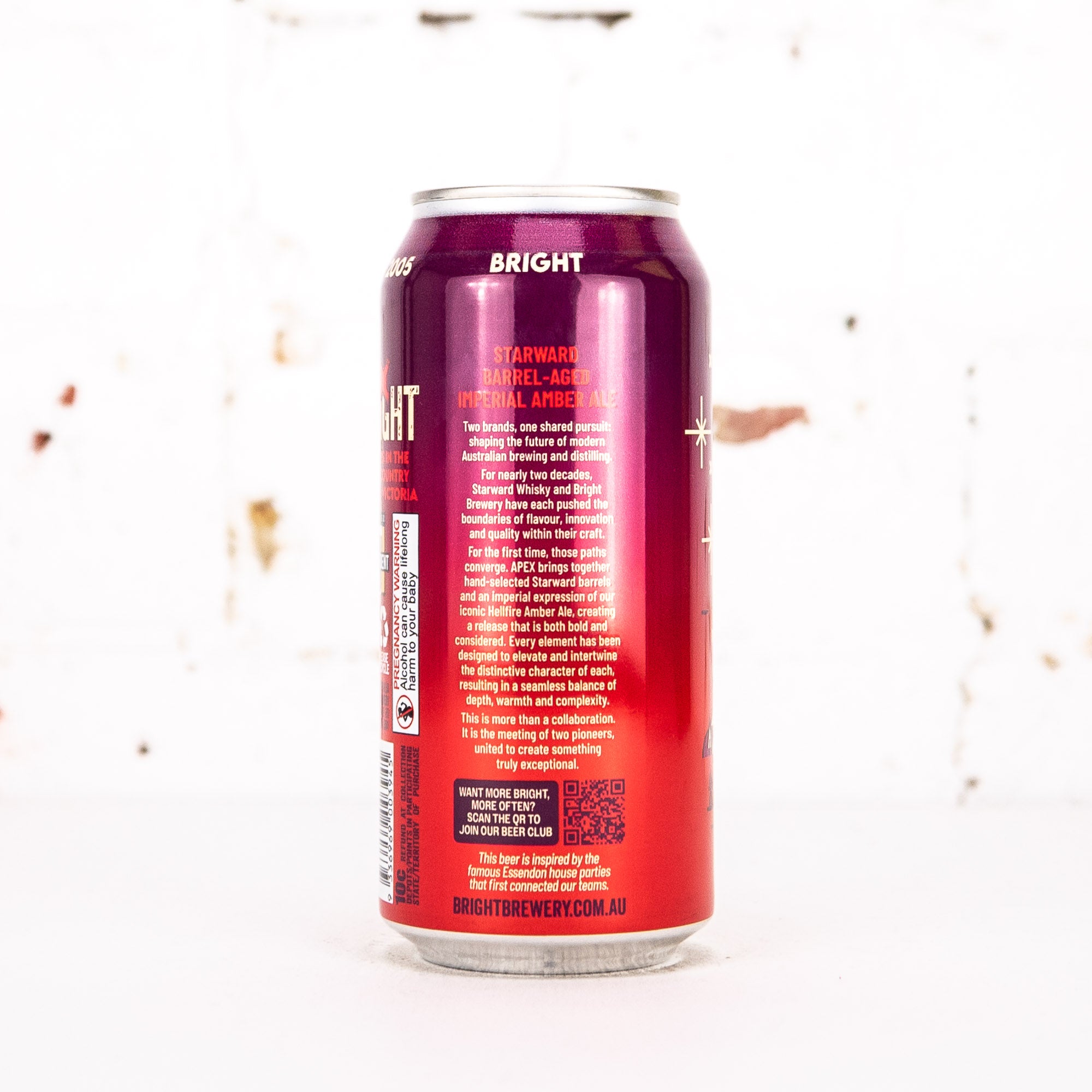 Bright x Starward - 'APEX' Barrel Aged Imperial Amber Ale