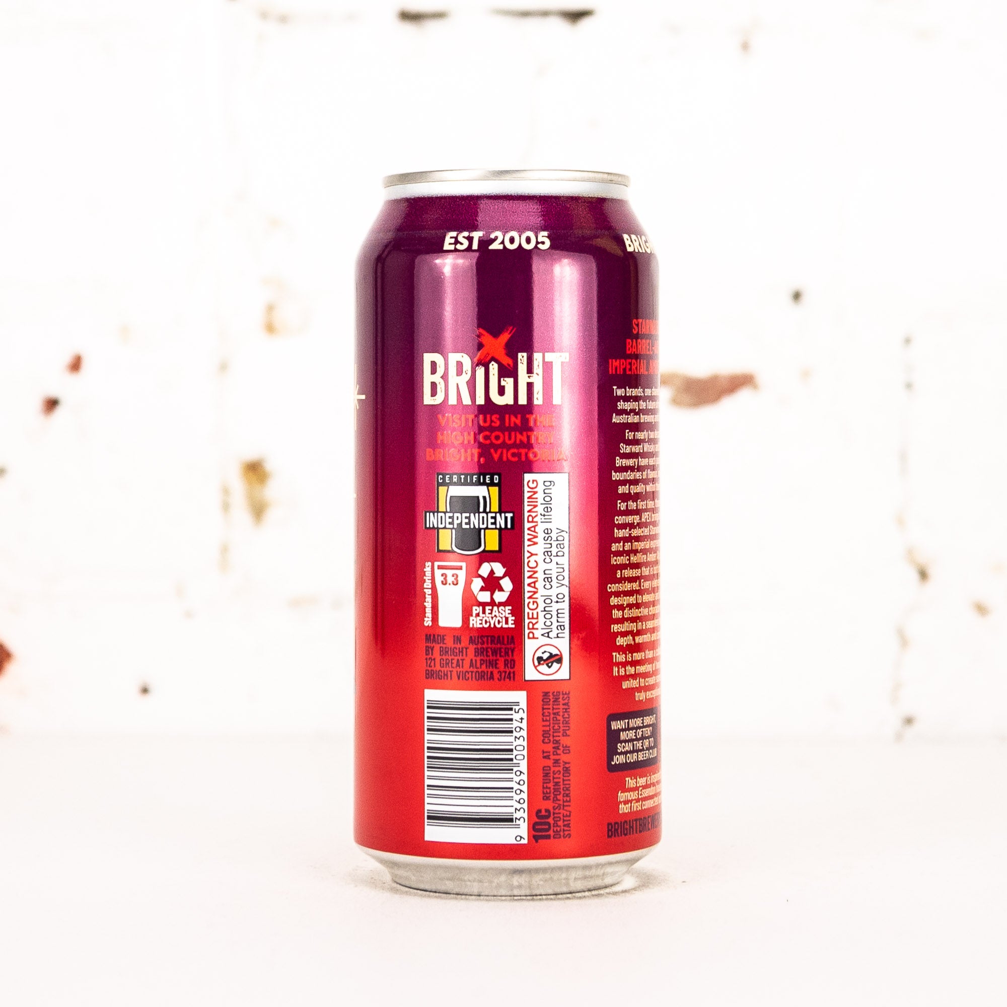 Bright x Starward - 'APEX' Barrel Aged Imperial Amber Ale