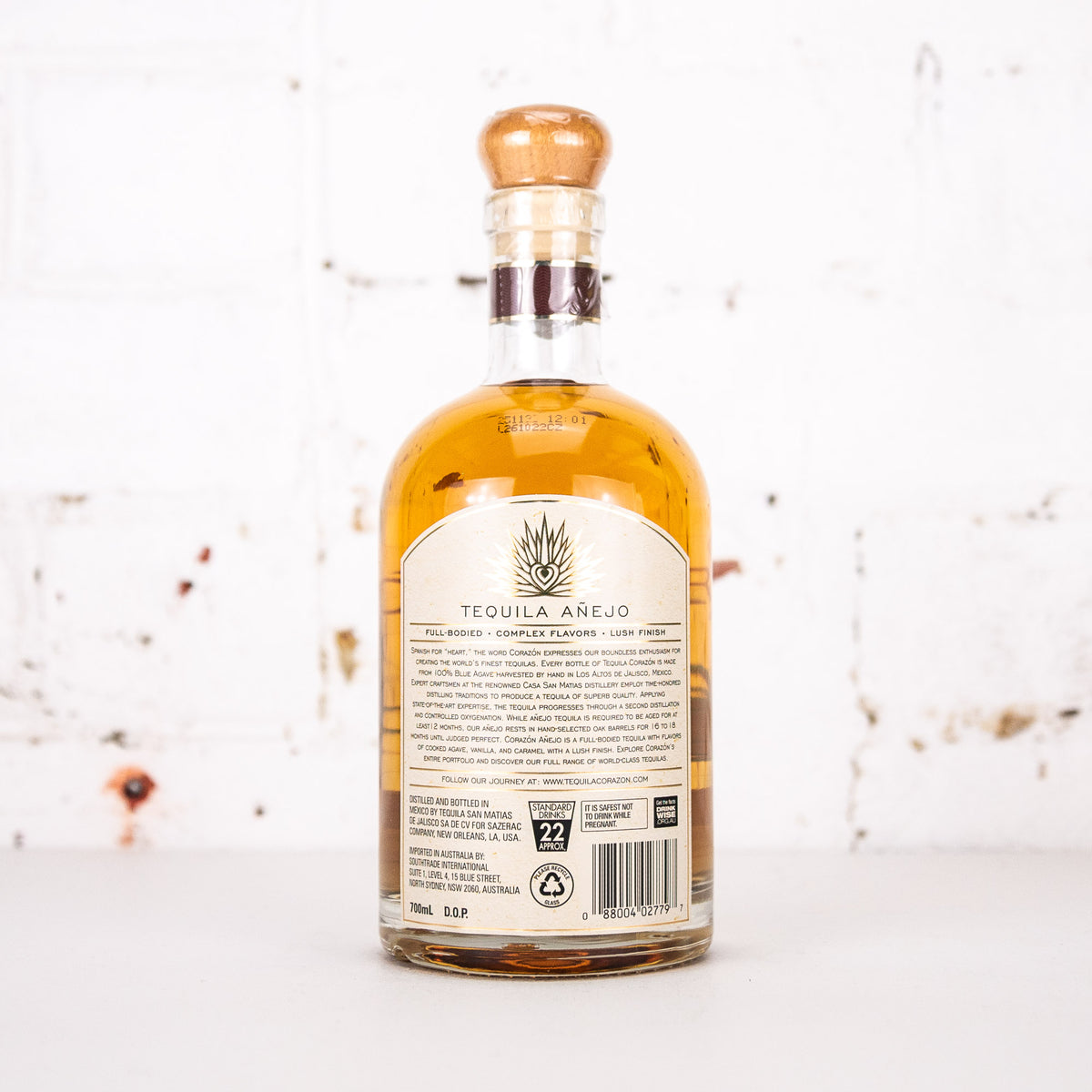 Corazon - Single Estate Anejo Tequila 700ml