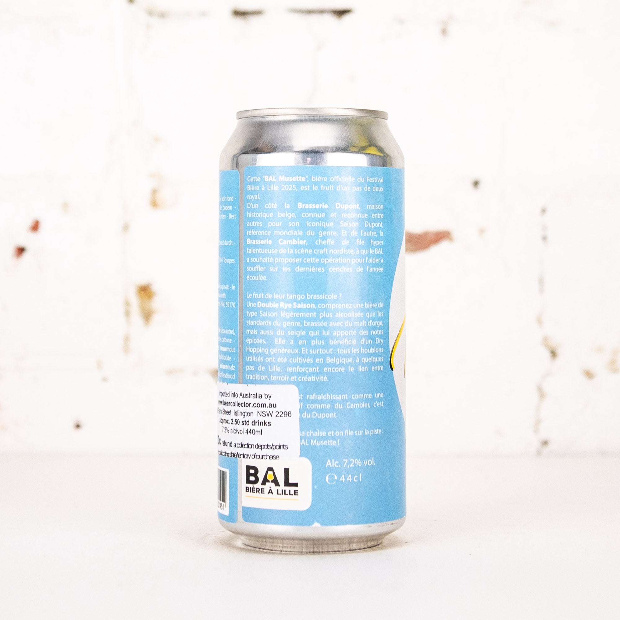 Brasserie Dupont x Cambier - 'BAL Musette' Double Rye Saison