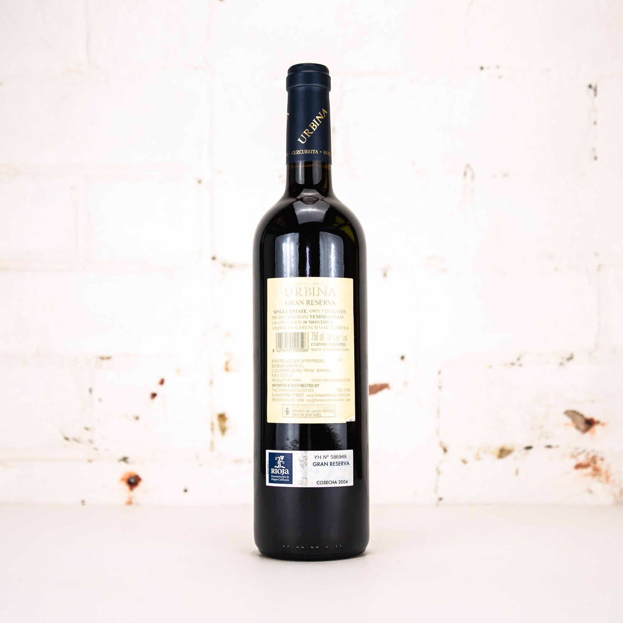 Urbina - Gran Reserva Especial 2004 750ml