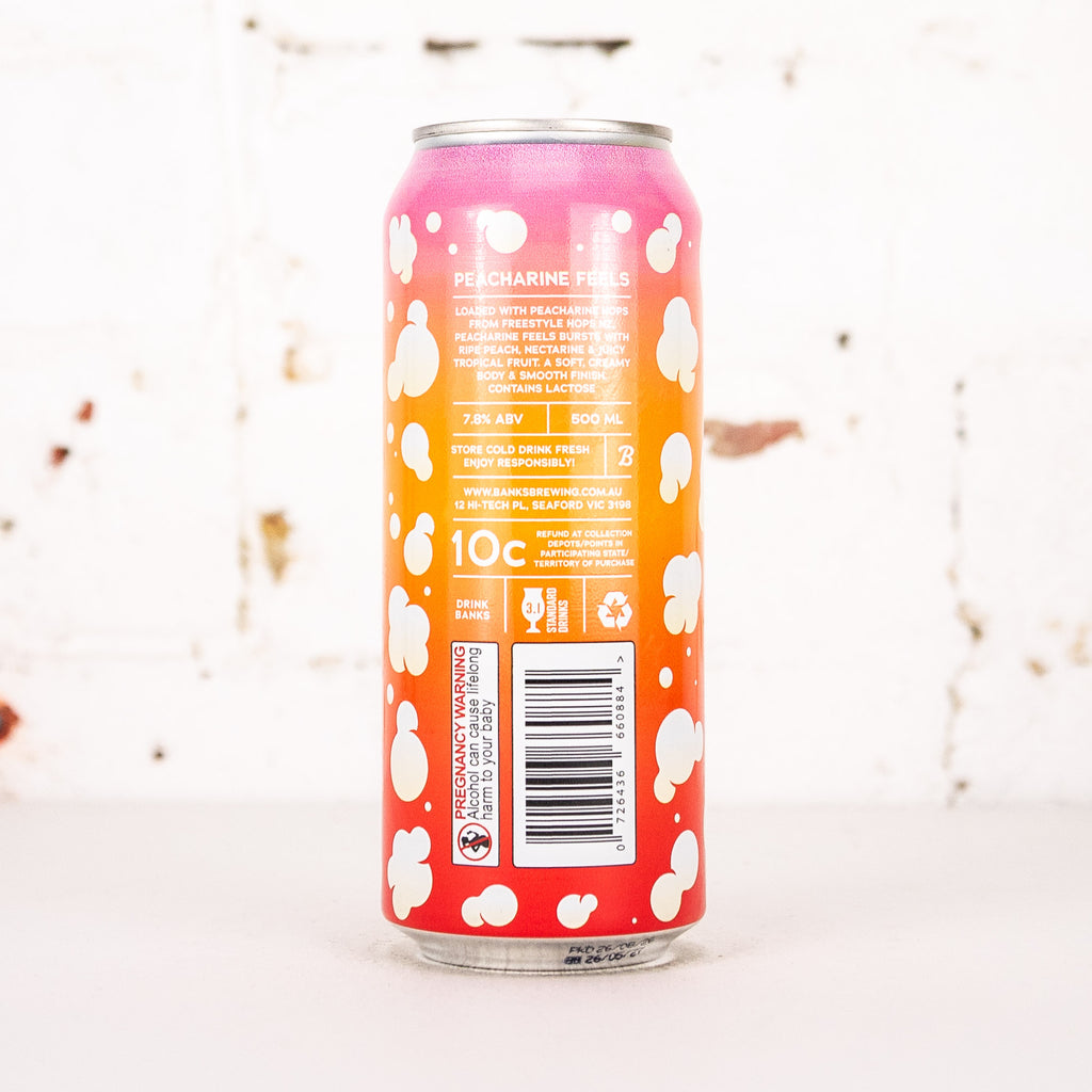 Banks - Peacharine Feels Oat Cream DIPA
