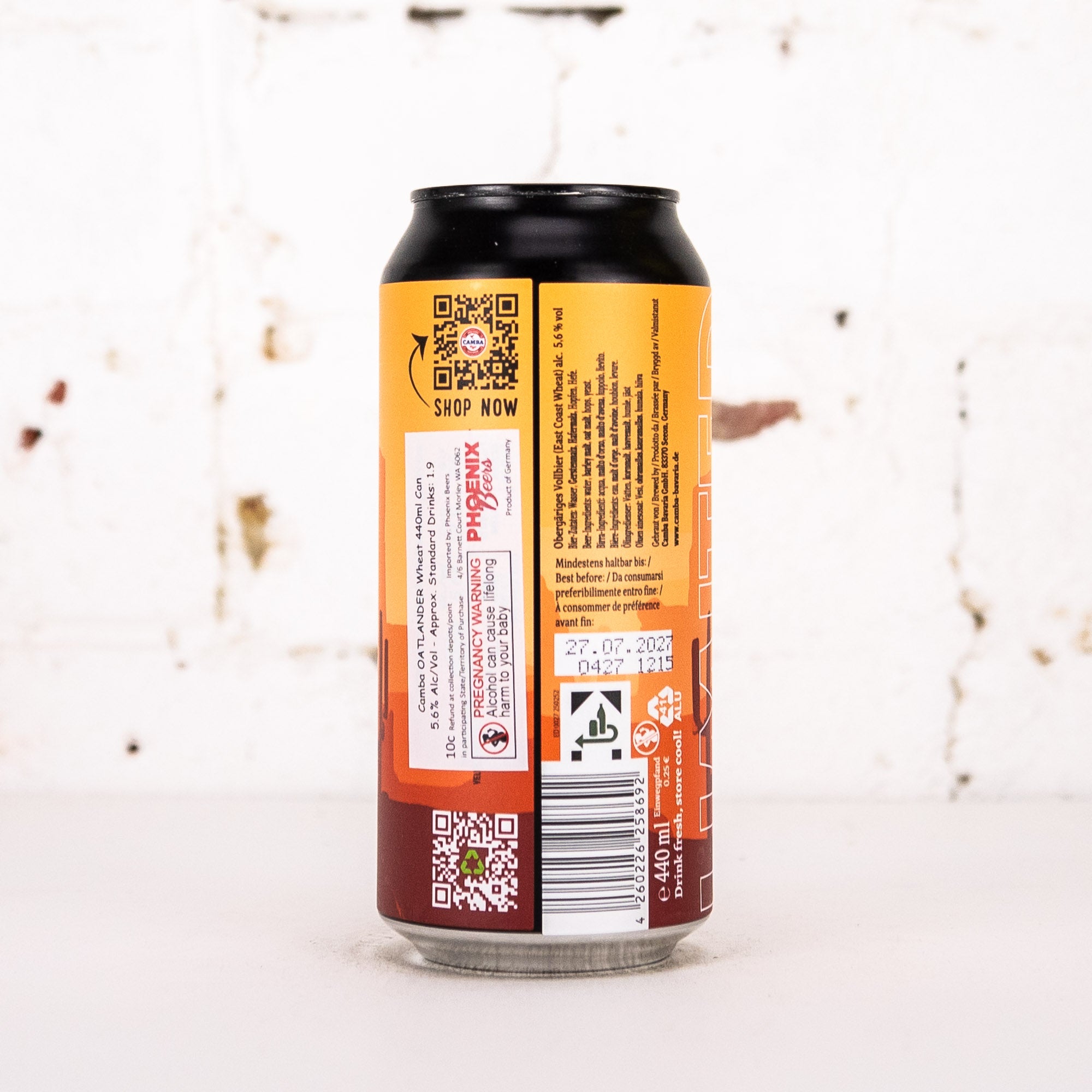 Camba Bavaria - Oatlander East Coast Wheat