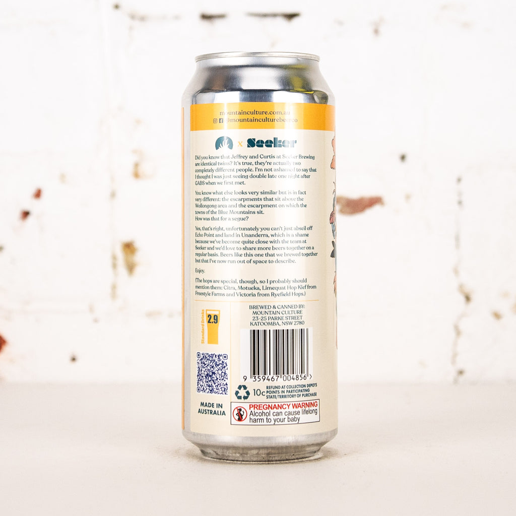 Mountain Culture x Seeker - 'Escarpe Diem' NEIPA