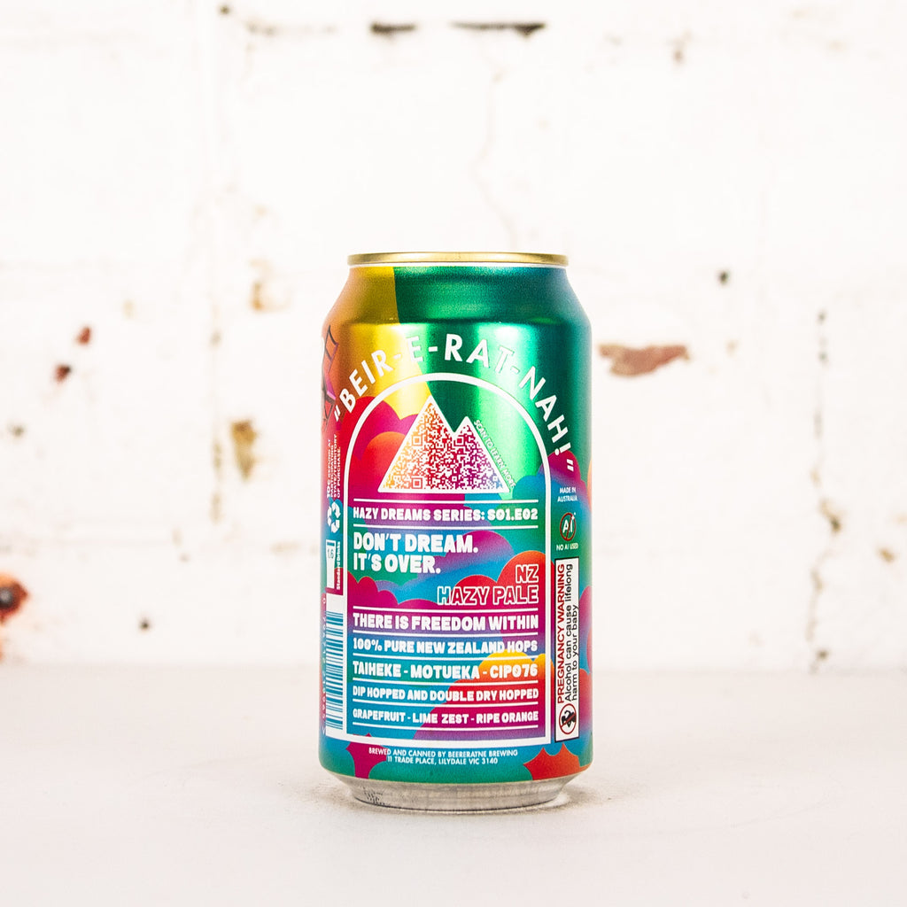 Beereratne - Don't Dream It's Over NZ Hazy Pale