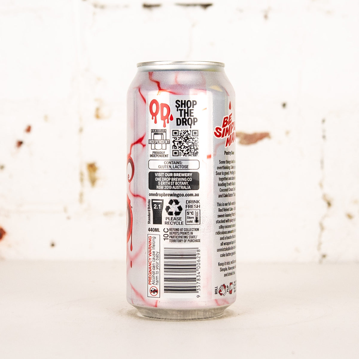 One Drop - Be Simple Man Pastry Sour