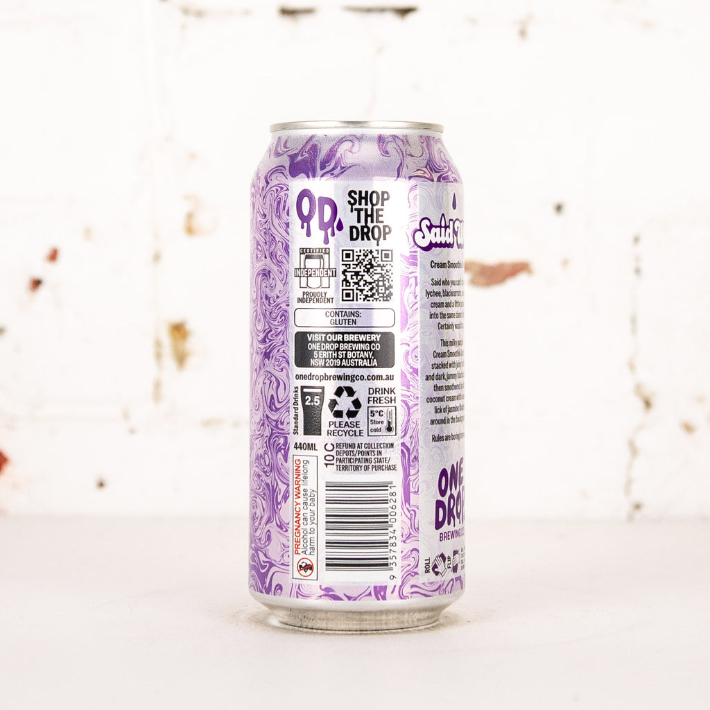 One Drop - Said Who Cream Smoothie Sour
