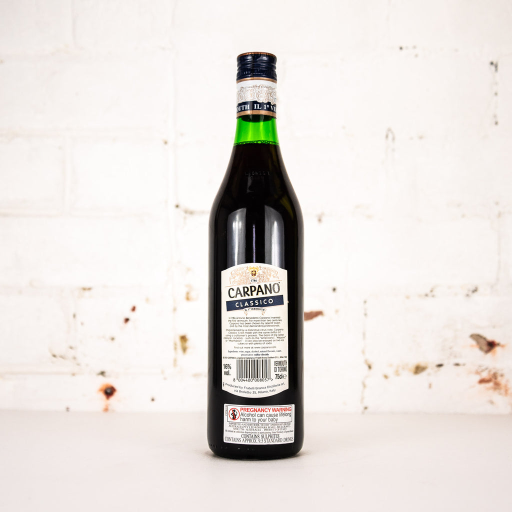 Carpano - Classico Rosso Vermouth 750ml