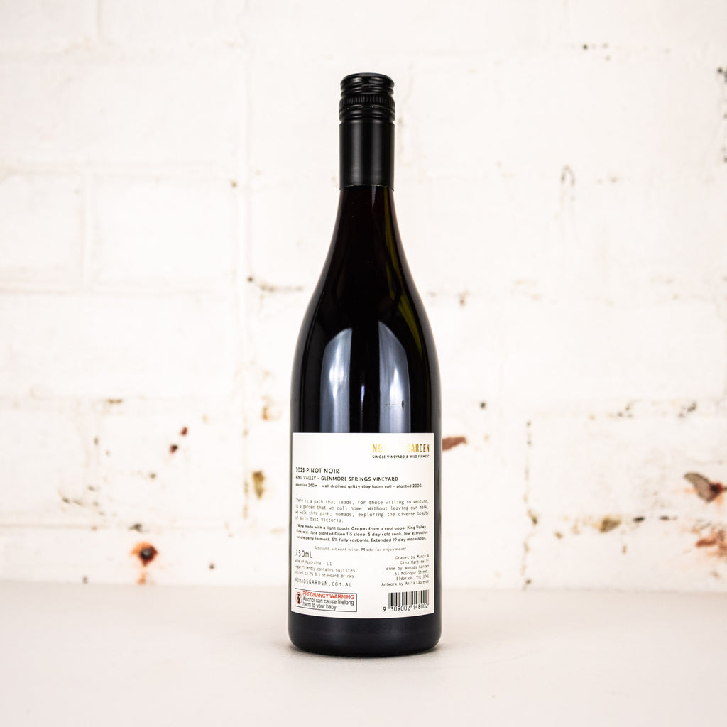 Nomads Garden - Glenmore Springs Pinot Noir 750ml