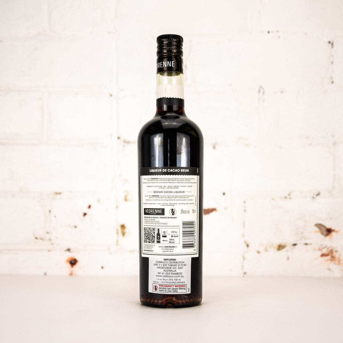 Vedrenne - Liqueur de Cacao Brun 700ml