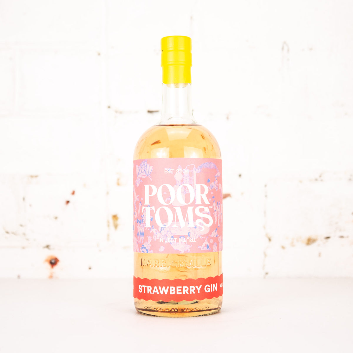 Poor Toms - Strawberry Gin 700ml